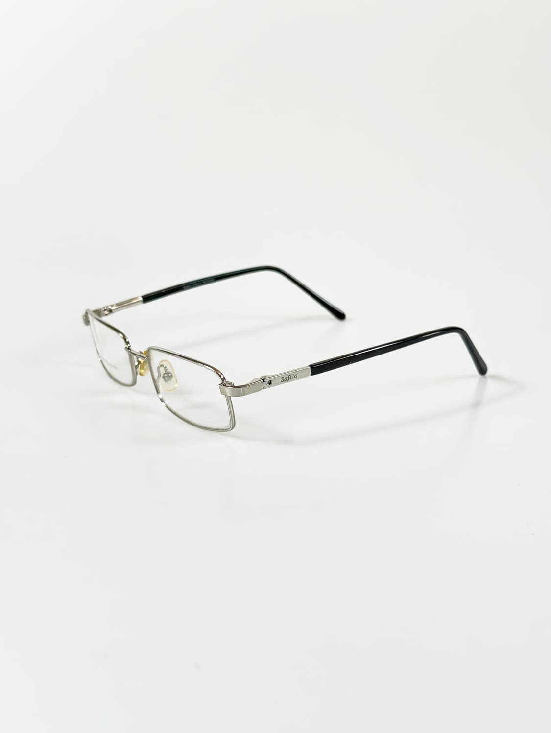 SAFILO 실버 메탈 슬림 스퀘어 빈티지 안경 상품이미지3