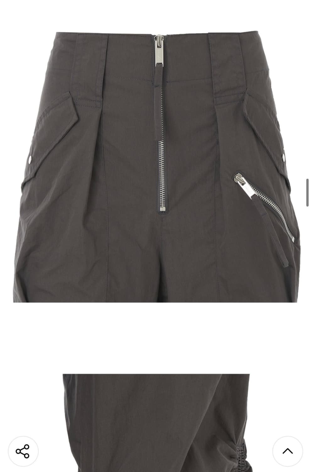 EXPOSURE ZIP DETAIL PANTS (UNISEX) CHARC 상품이미지3