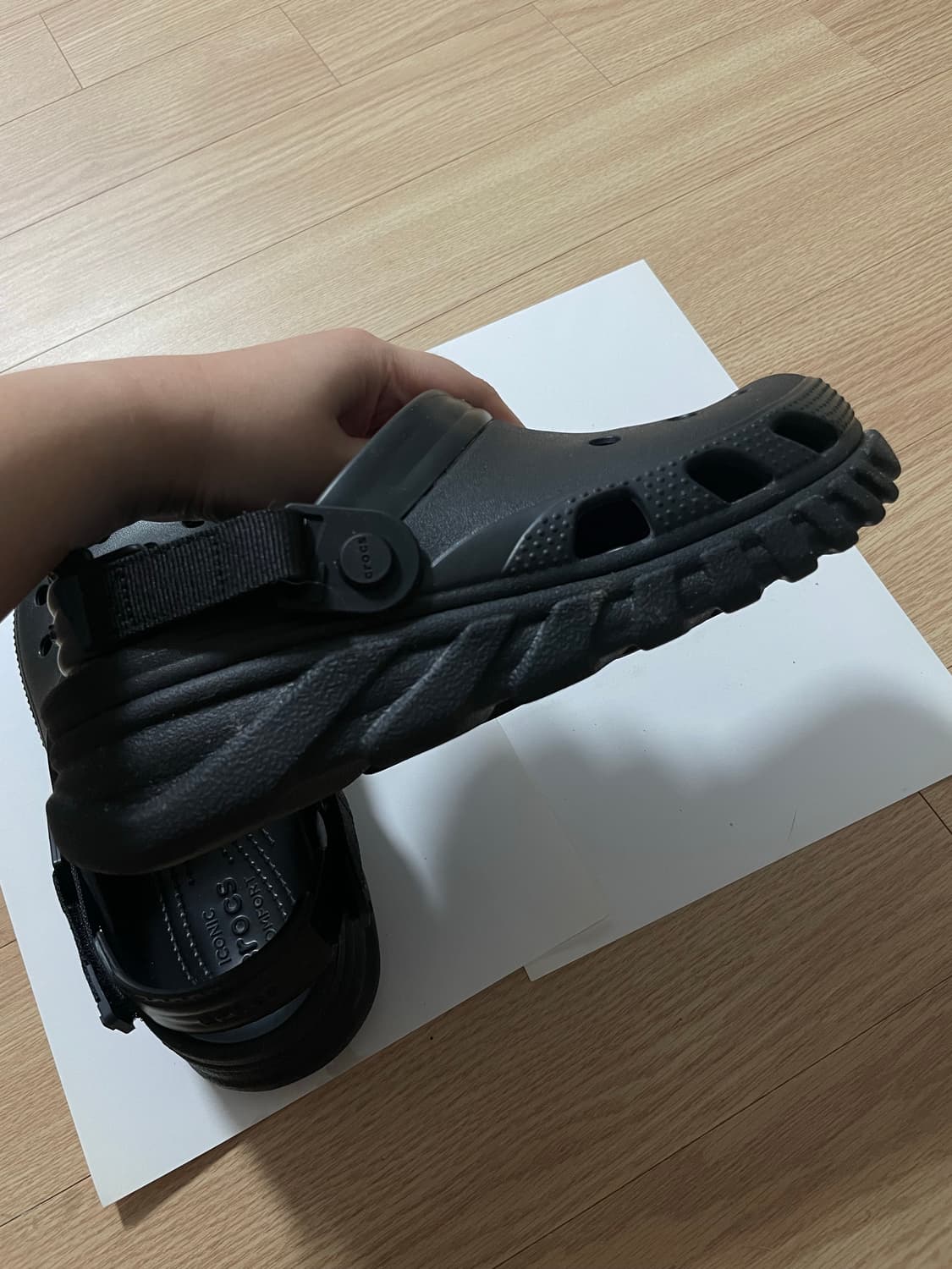 Crocs 크록스 듀엣맥스 2 블랙 260 상품이미지4