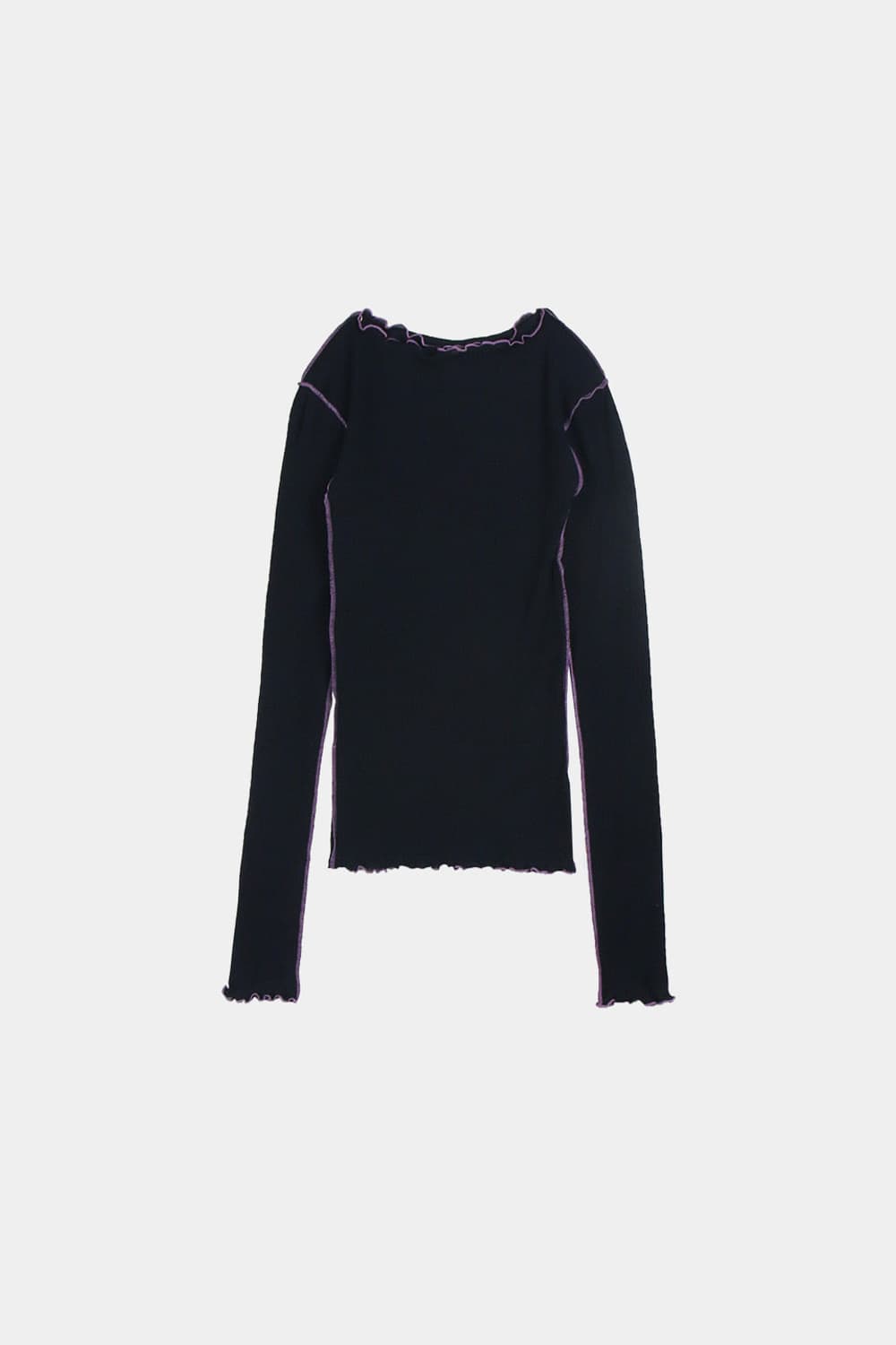 베이스레인지 Vein Long Sleeve Tee / Murano Nav 상품이미지1