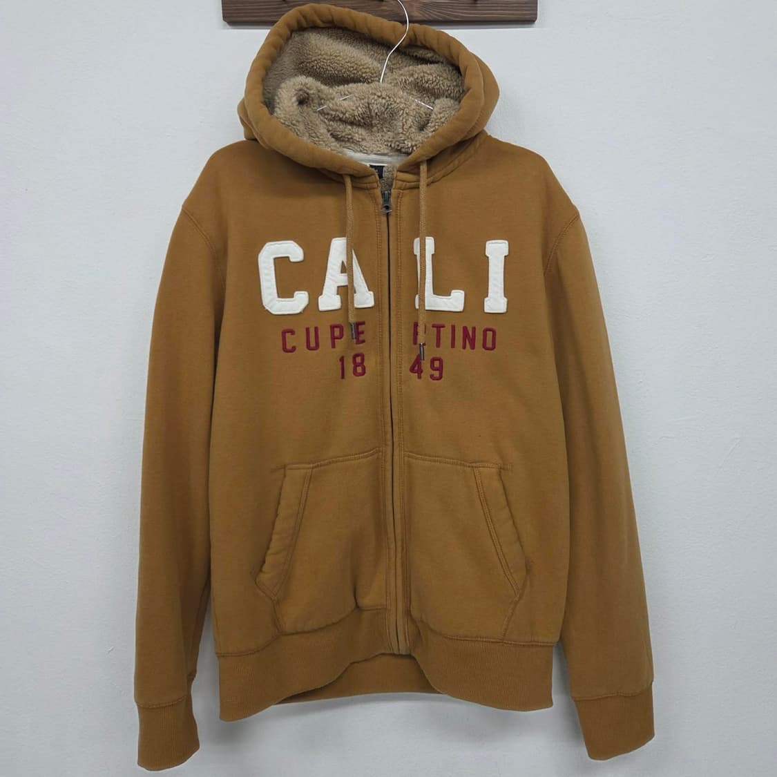 후아유 y2k 러블리힙 스웻 양털 후드집업 희귀져지(L) 상품이미지4