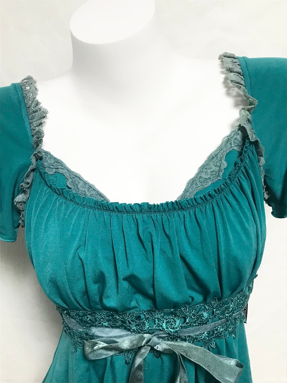 빈티지 ozzoneste 오즈온 오리엔탈 페어리 레이스 블라우스 탑 상품이미지4