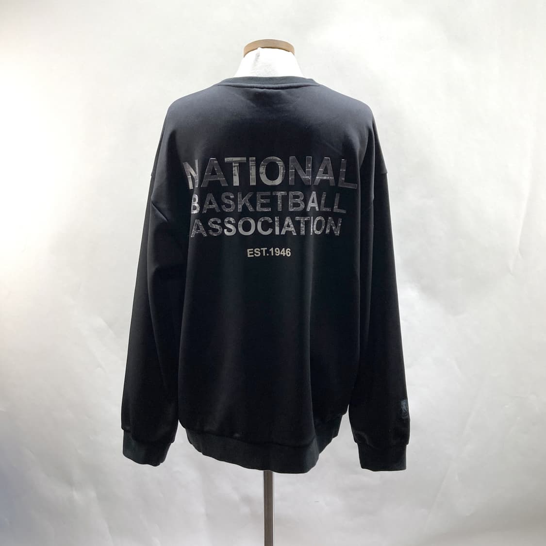 NBA 남성기모맨투맨티셔츠 블랙 105 상품이미지3