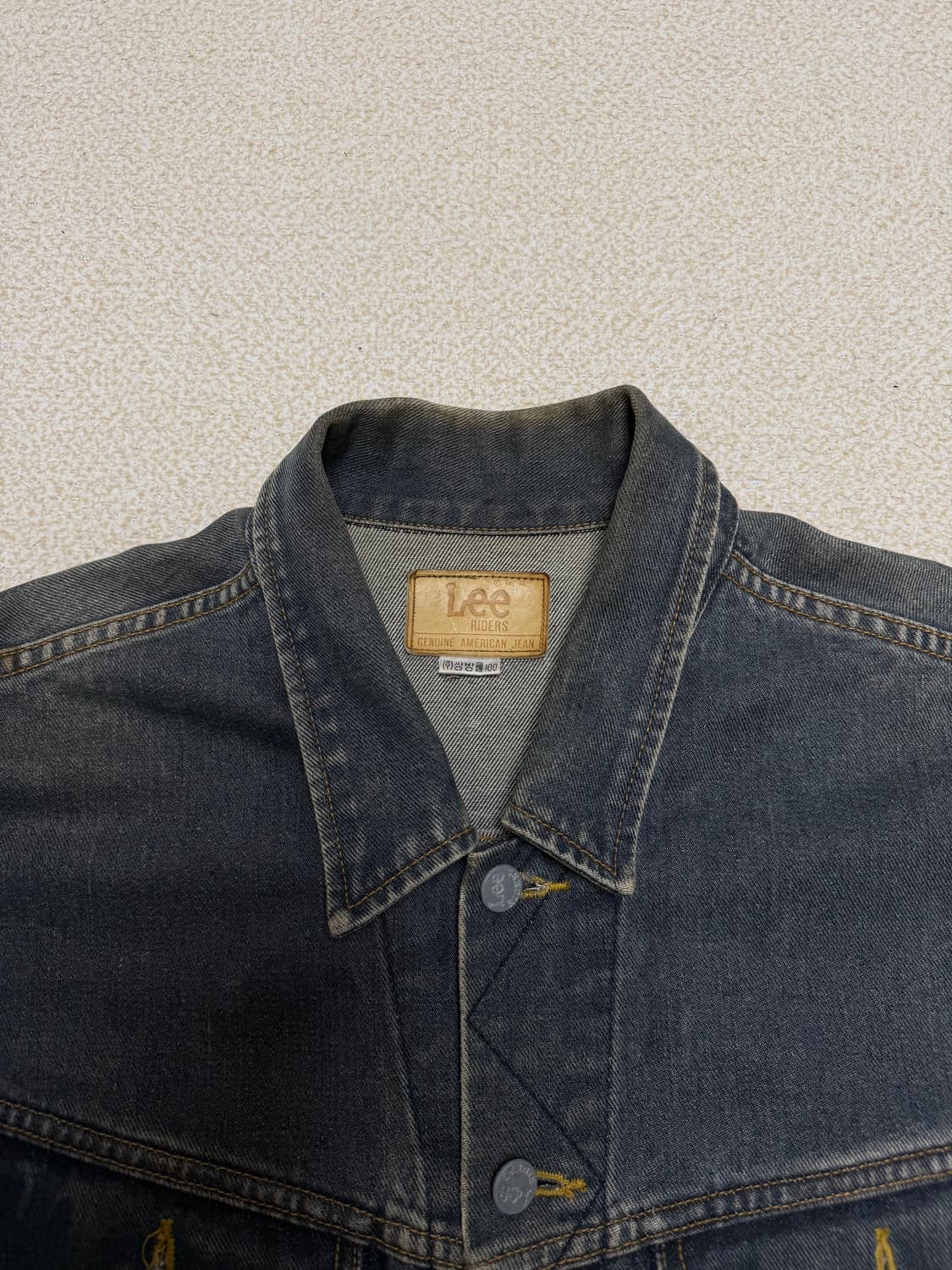 90s 쌍방울 LEE 리 데님 트러커 자켓 상품이미지3