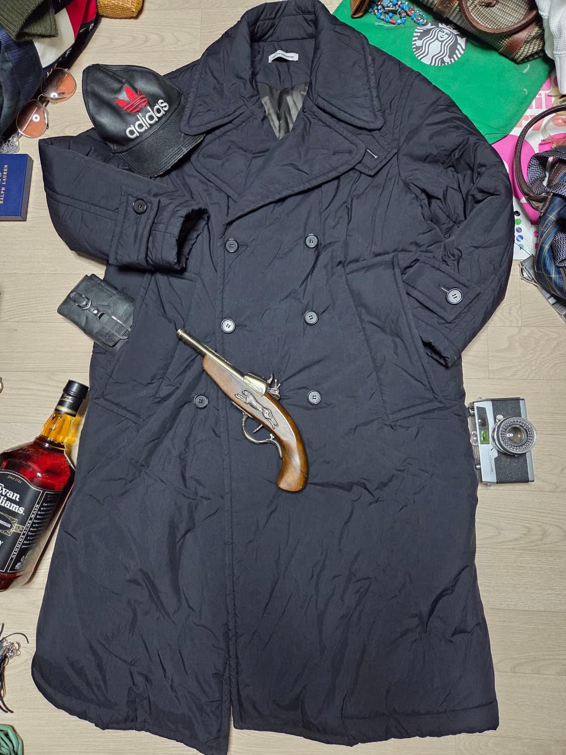 MIMTHEWARDROBE 더블 브레스티드 롱패딩 패디드 코트 상품이미지1