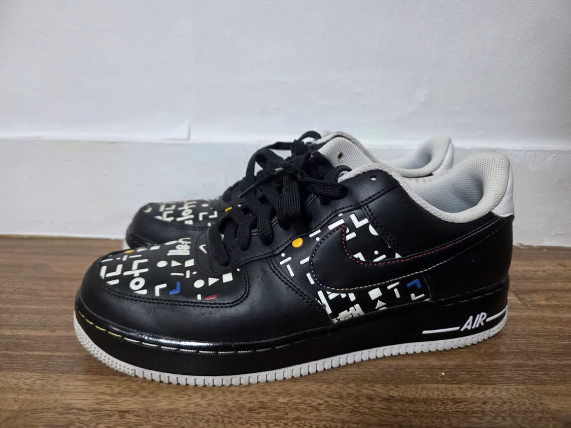 나이키 에어 포스 블랙 한글 커스텀 한정판 280팝니다. 상품이미지3