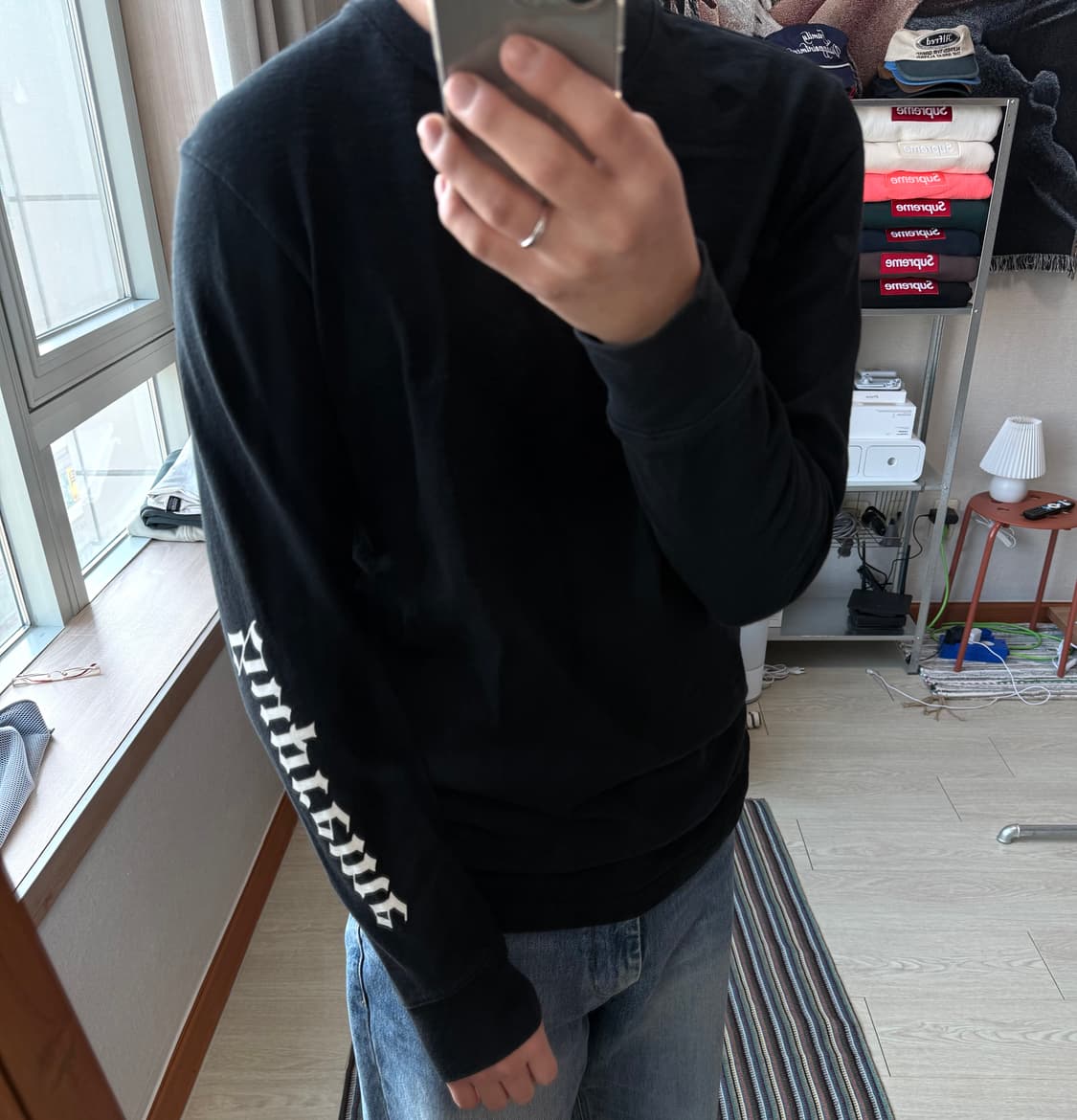 슈프림 올드 잉글리쉬 롱슬리브 상품이미지1