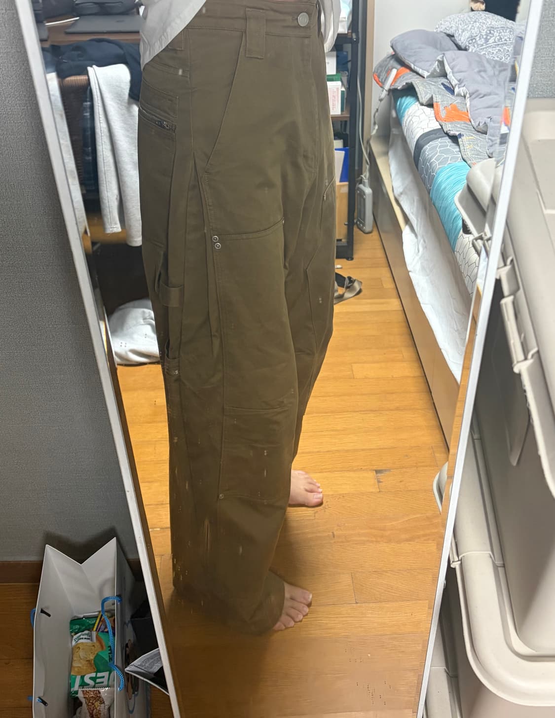 Iey NU-MAC CARPENTER PANTS Brown M 상품이미지3