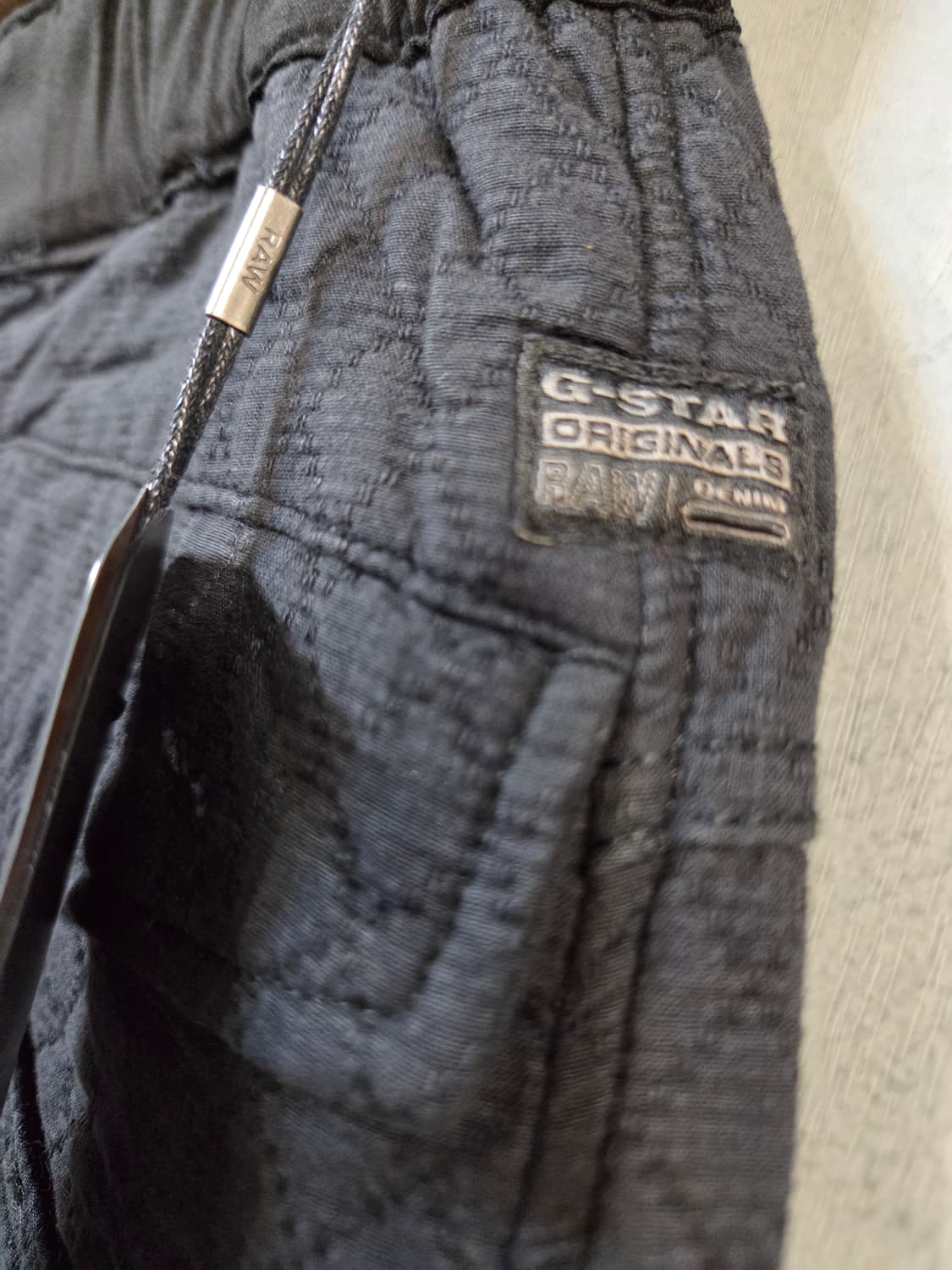 G-STAR RAW 퀼팅 조거 팬츠 블랙(25) 상품이미지5