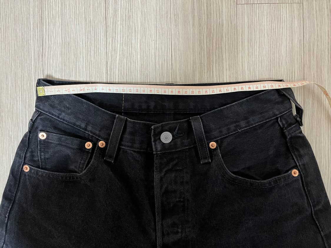 리바이스 501 93 스트레이트 흑청 28x32 상품이미지5