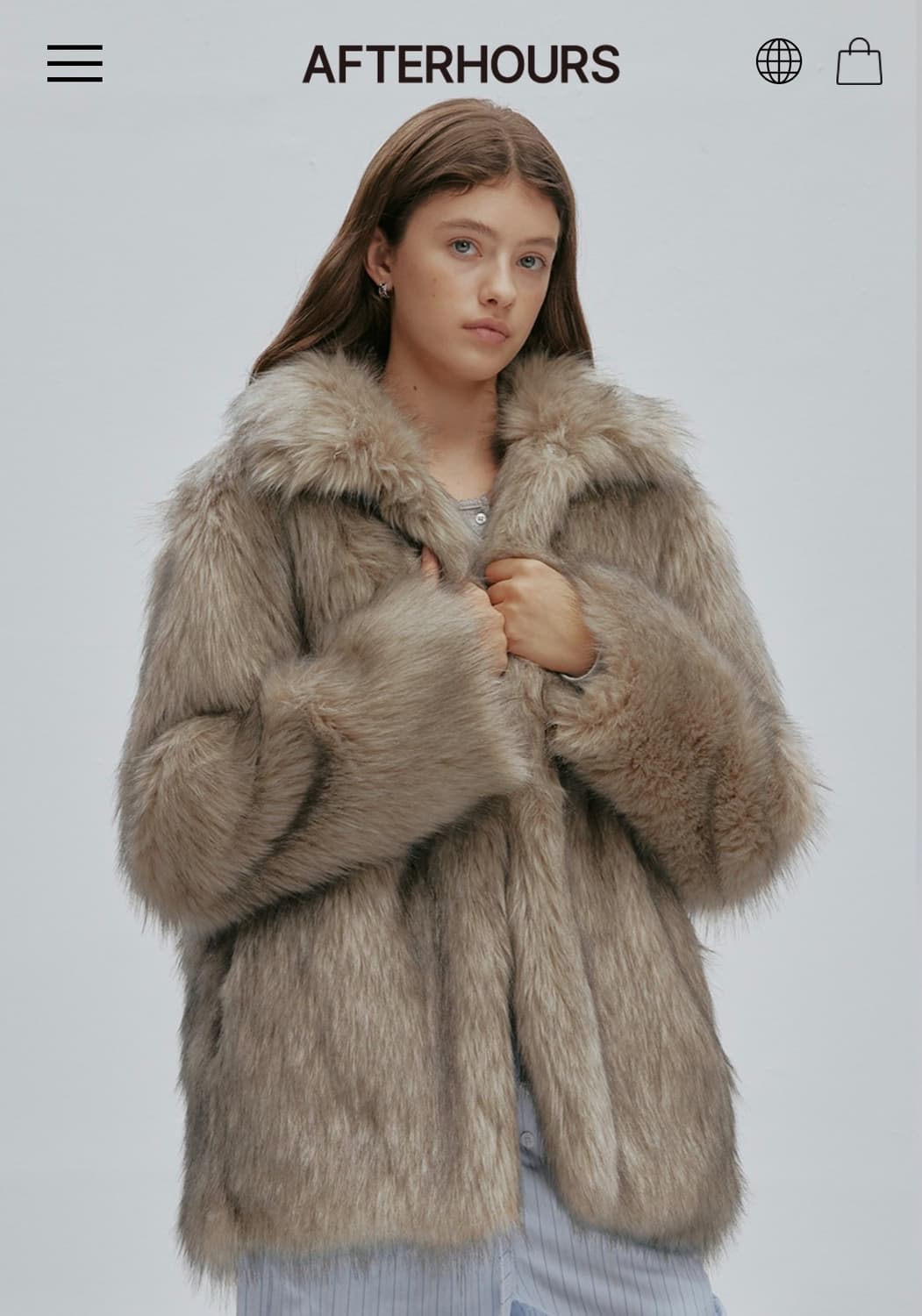 애프터아워즈 퍼자켓 1사이즈 상품이미지2