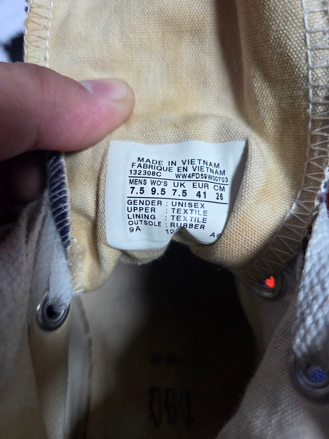 올드스쿨 컨버스 260 판매합니다 상품이미지5