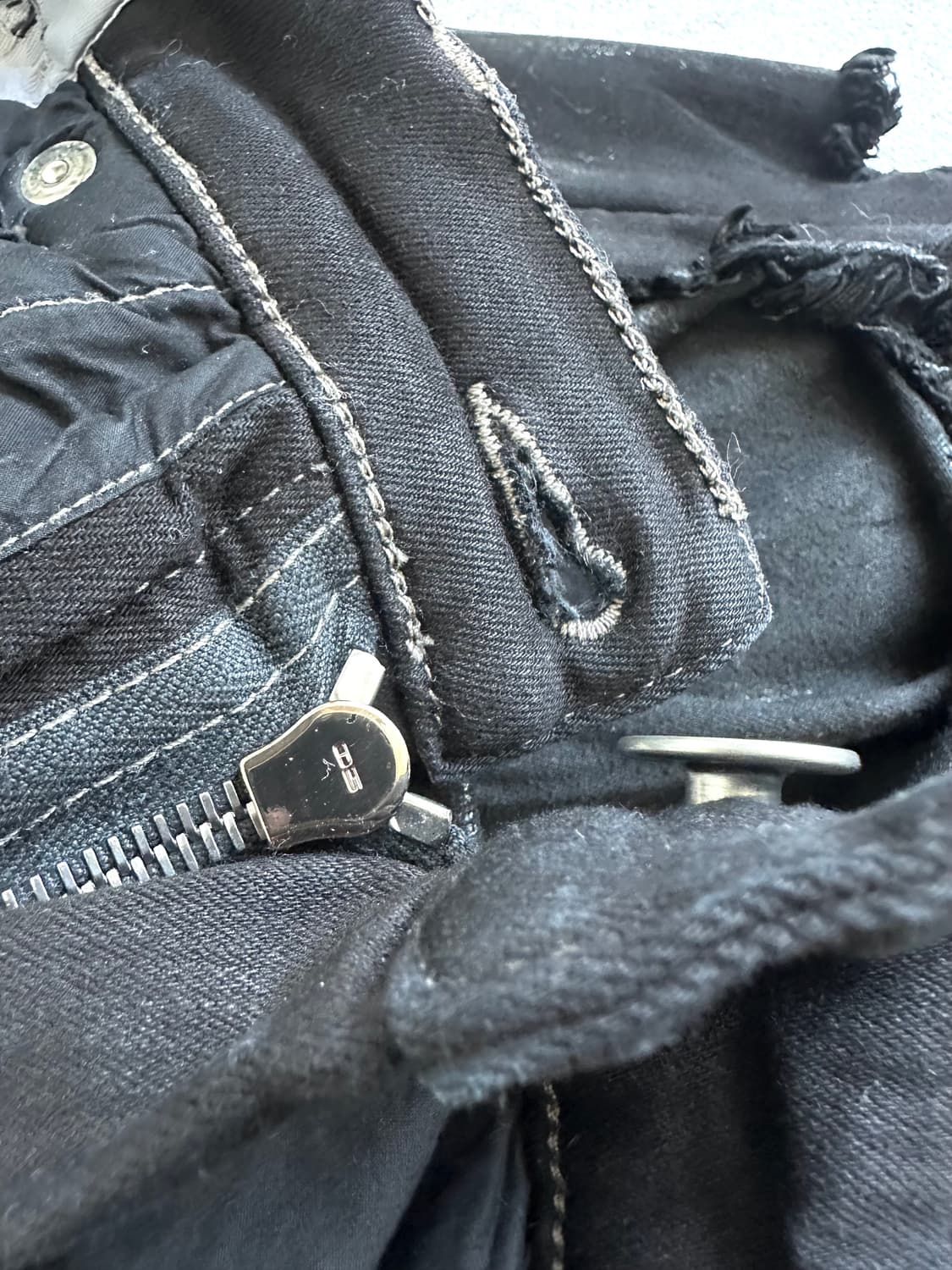 릭오웬스 디스트로이드 게스컷 왁스코팅 플레어진 상품이미지9