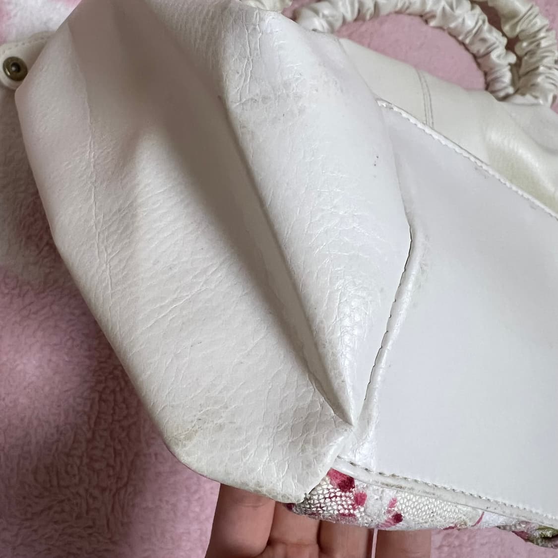 리즈리사 고전 플라워 리본 핸드백 라떼갸루 히메갸루 히메카지 핀터깔 상품이미지7