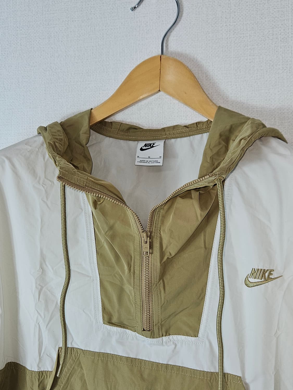 나이키 우븐 마리나 아노락 바람막이 자켓 스트링 M 95 (거의새상품) 상품이미지3