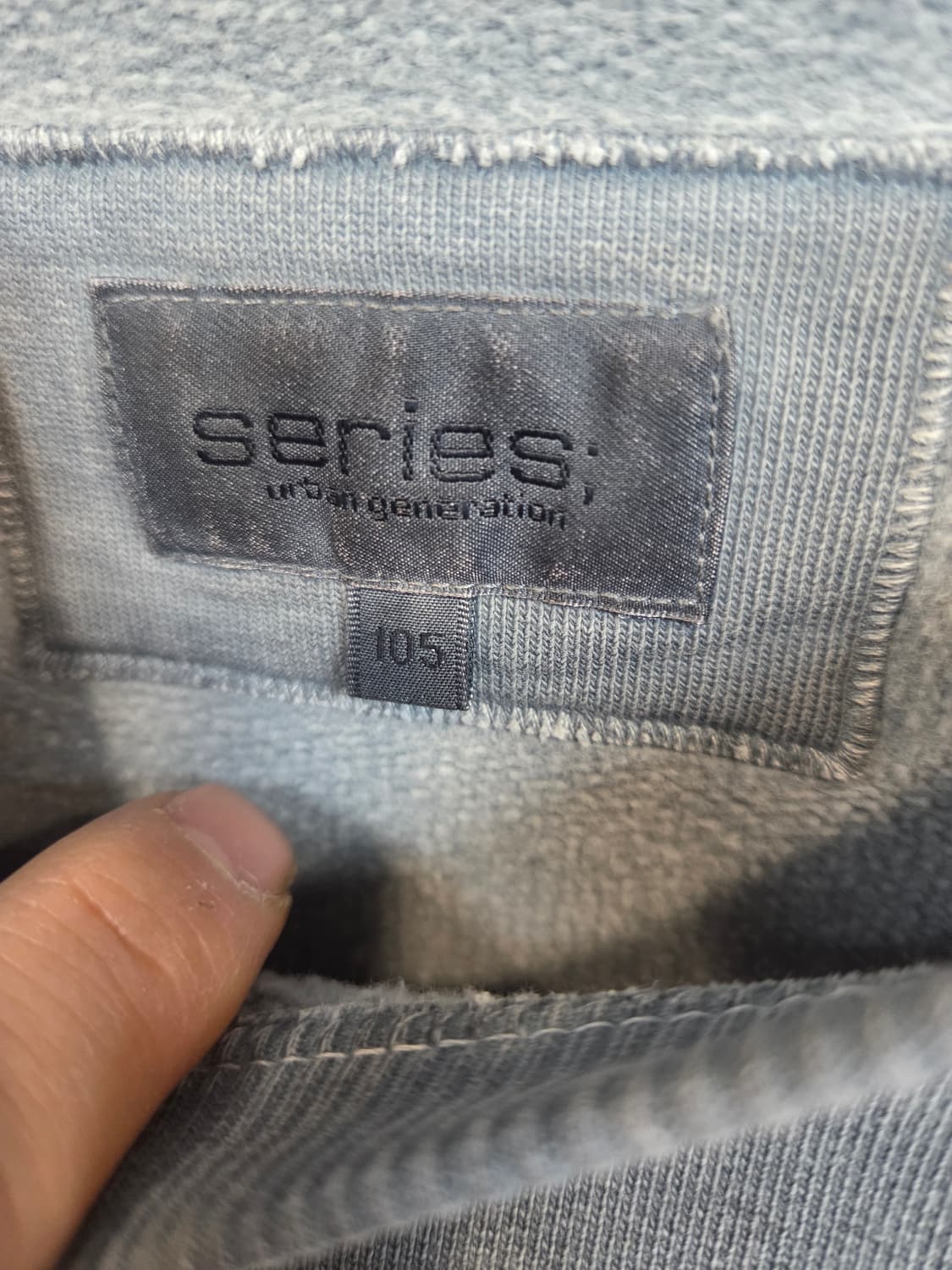 Series 피그먼트 플리스 믹스 기모 맨투맨 xl 상품이미지5