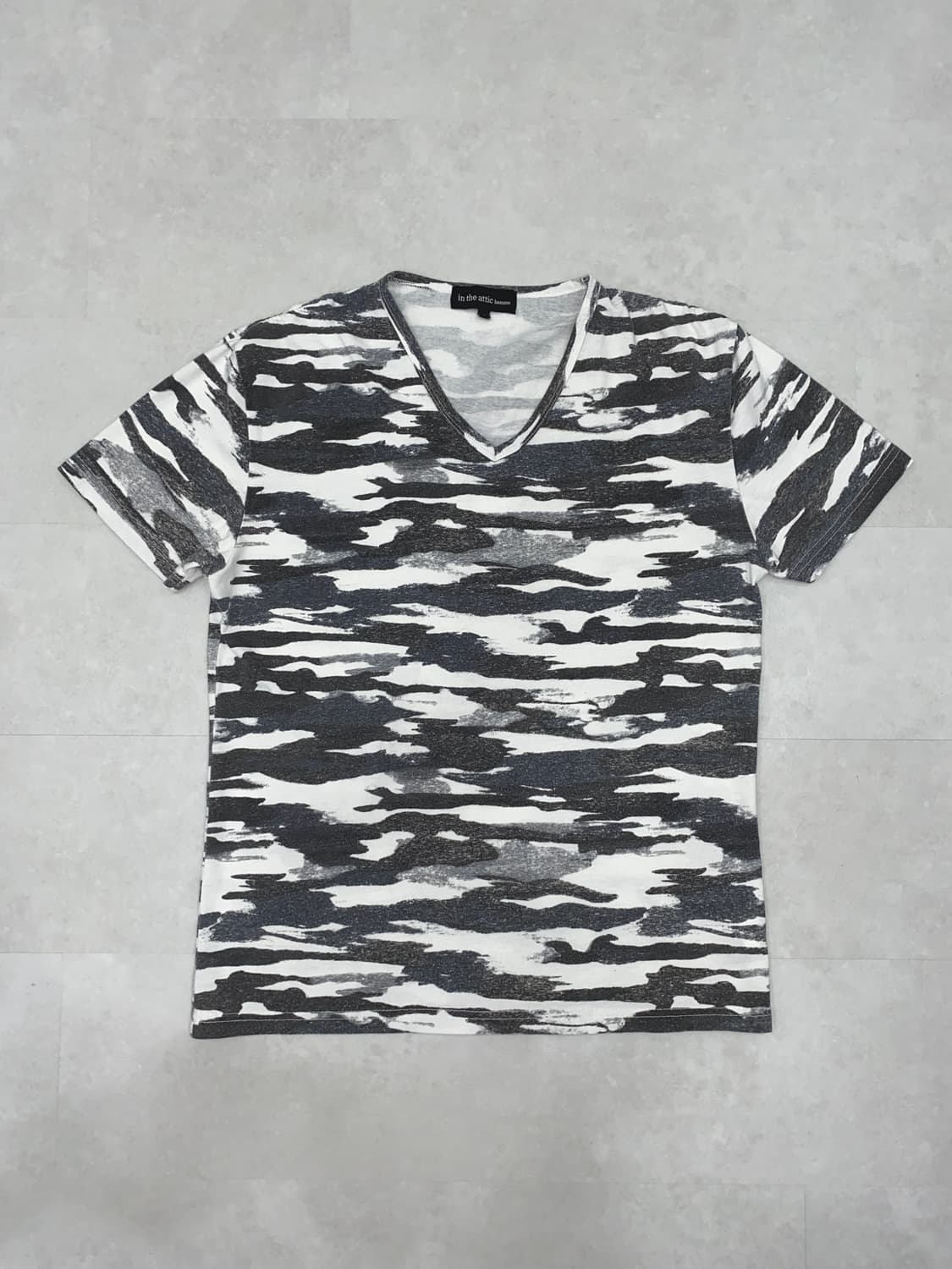 Camouflage v-neck t-shirt 상품이미지4