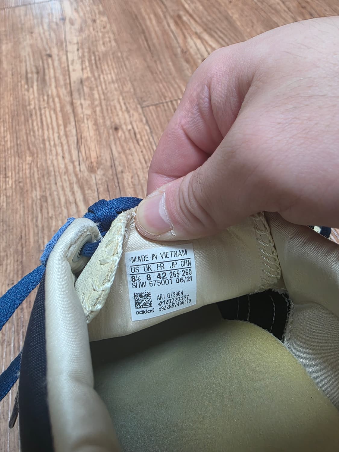 아디다스 x 웨일즈 보너 재팬 슈즈 레전드 잉크 265사이즈 팝니다 상품이미지8