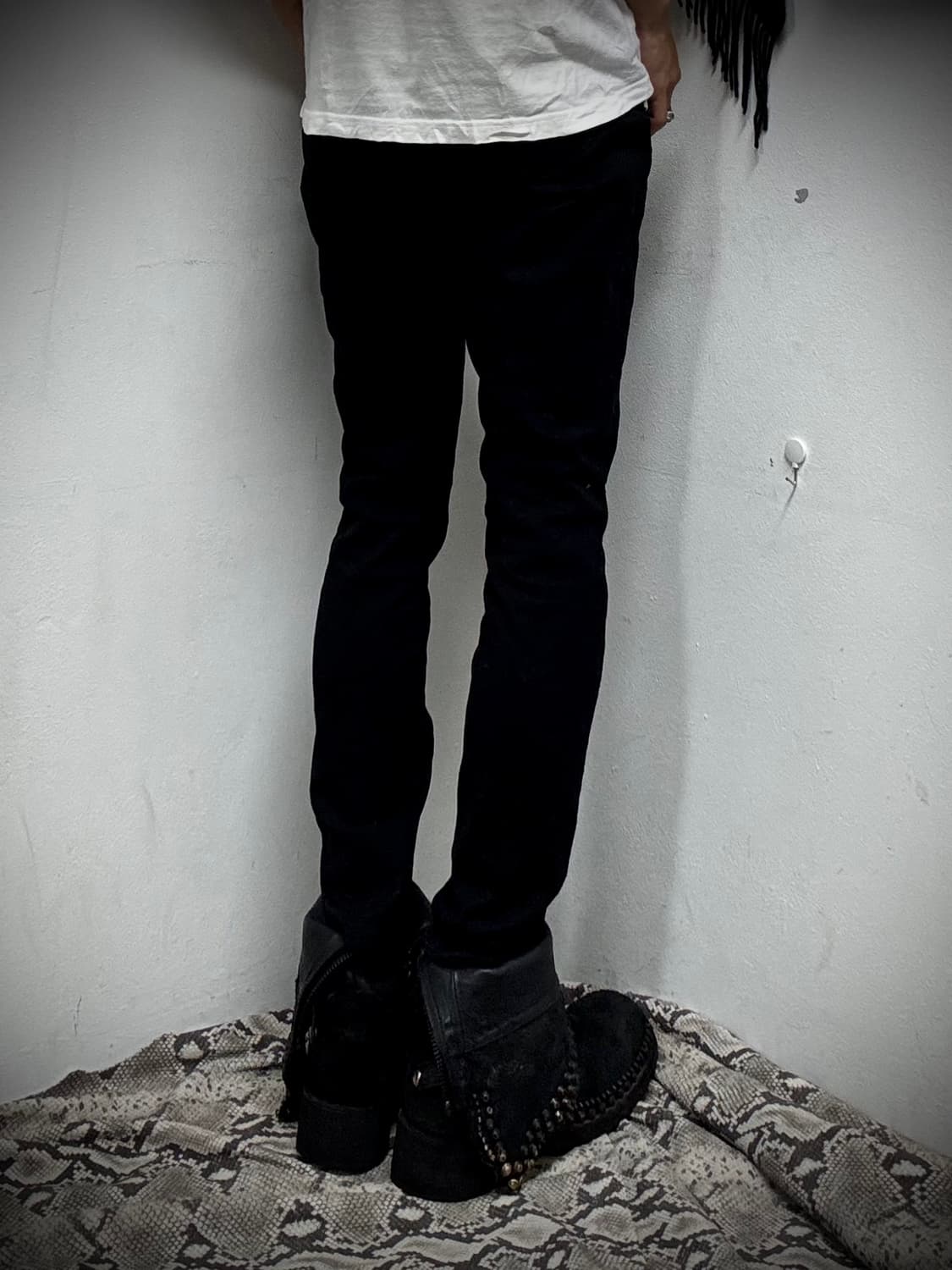 “Roshell” V-Kei Black Chic Pants 상품이미지8