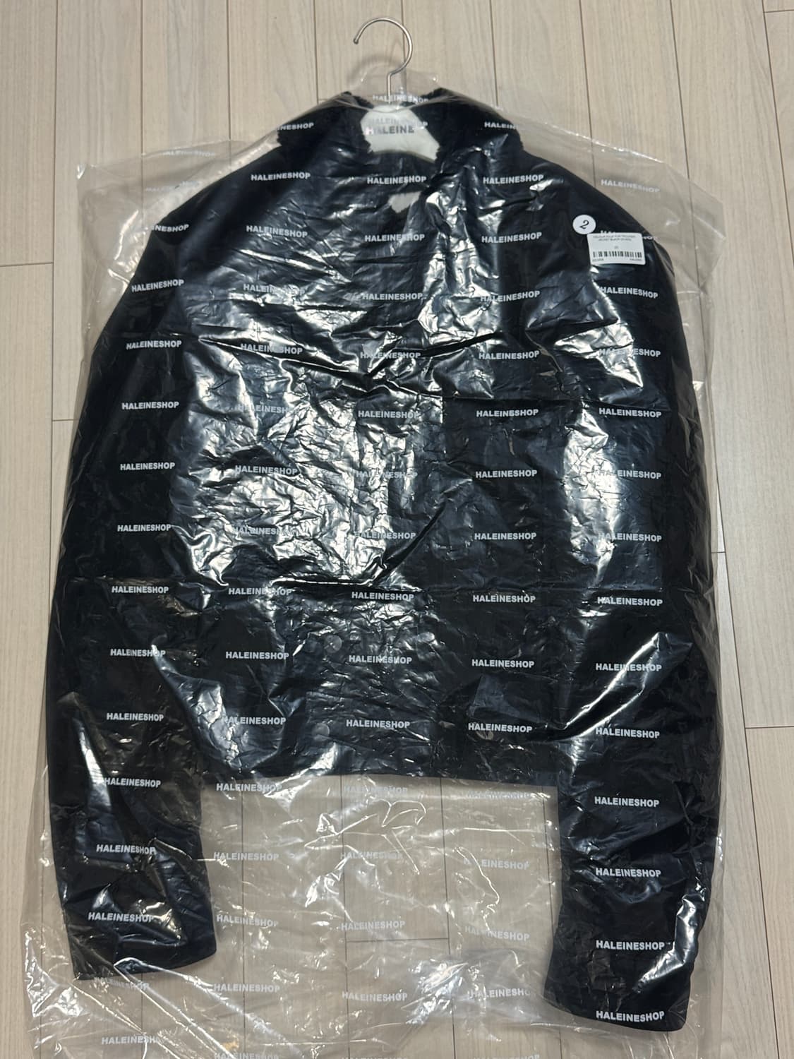 알렌느 벨루아 포우 퍼 트러커 자켓 블랙 상품이미지8