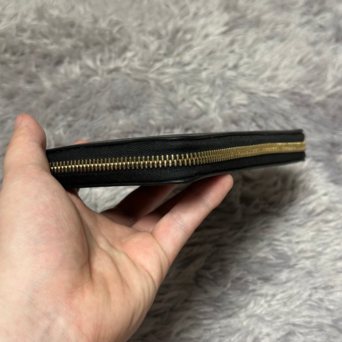 [정품 OS] 셀린느 트리옹프 캔버스 라지 지퍼돌이 장지갑 상품이미지7
