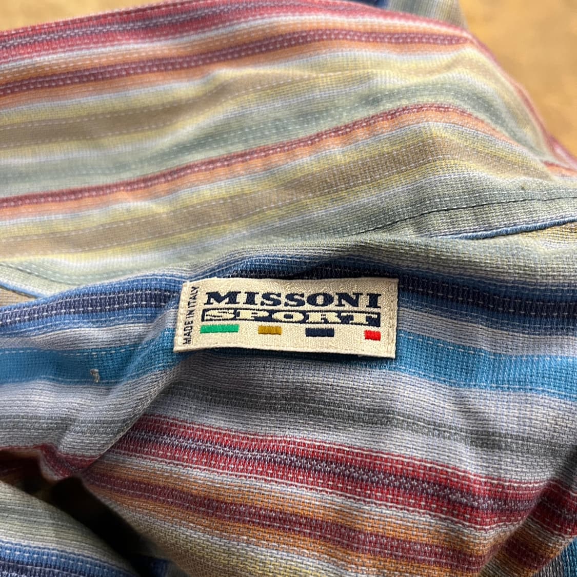 [정품/XL] 미쏘니 빈티지 스트라이프 긴팔 셔츠 b10 상품이미지5