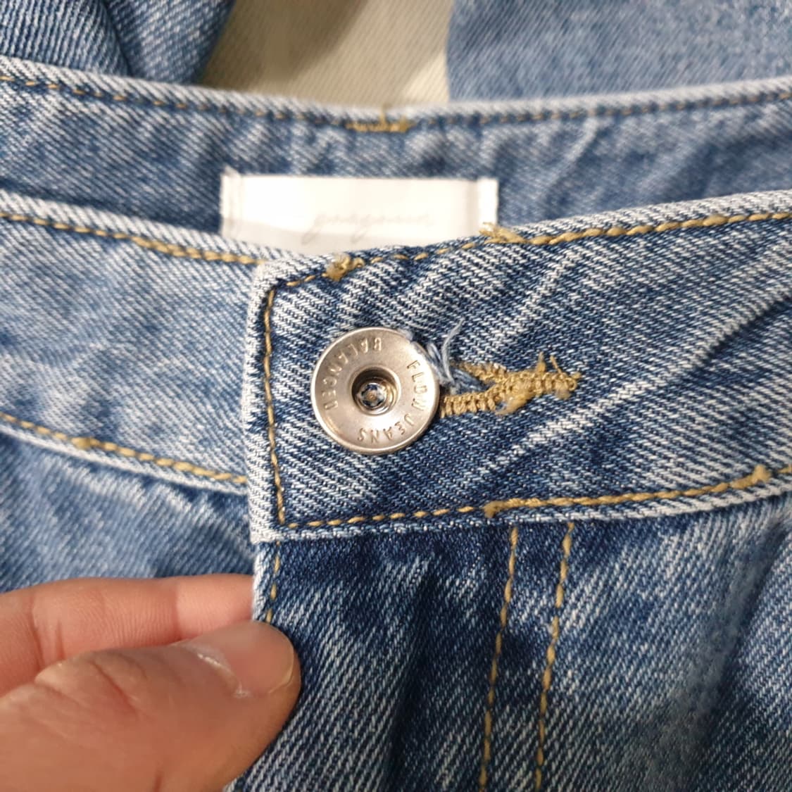 그레이룸 데님 레귤러핏 팬츠 청바지 (27~28) 상품이미지6