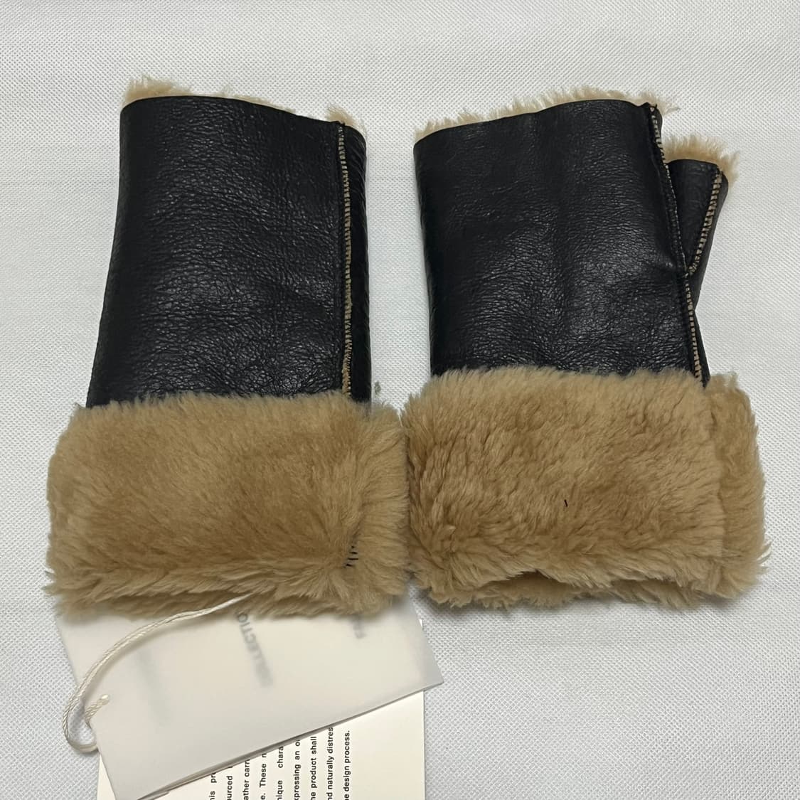 [M]아워레가시 25fw BLIZZARD 시어링 레더 장갑 상품이미지2