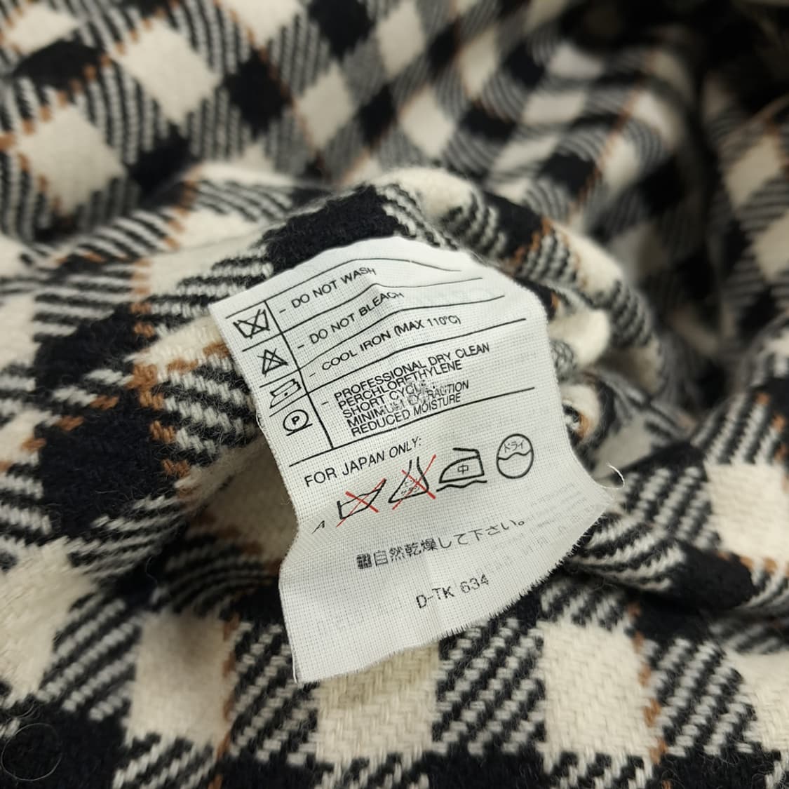 CN828W L 발렌티노 Miss V 카멜 노카라 울 오버핏 코트 상품이미지9