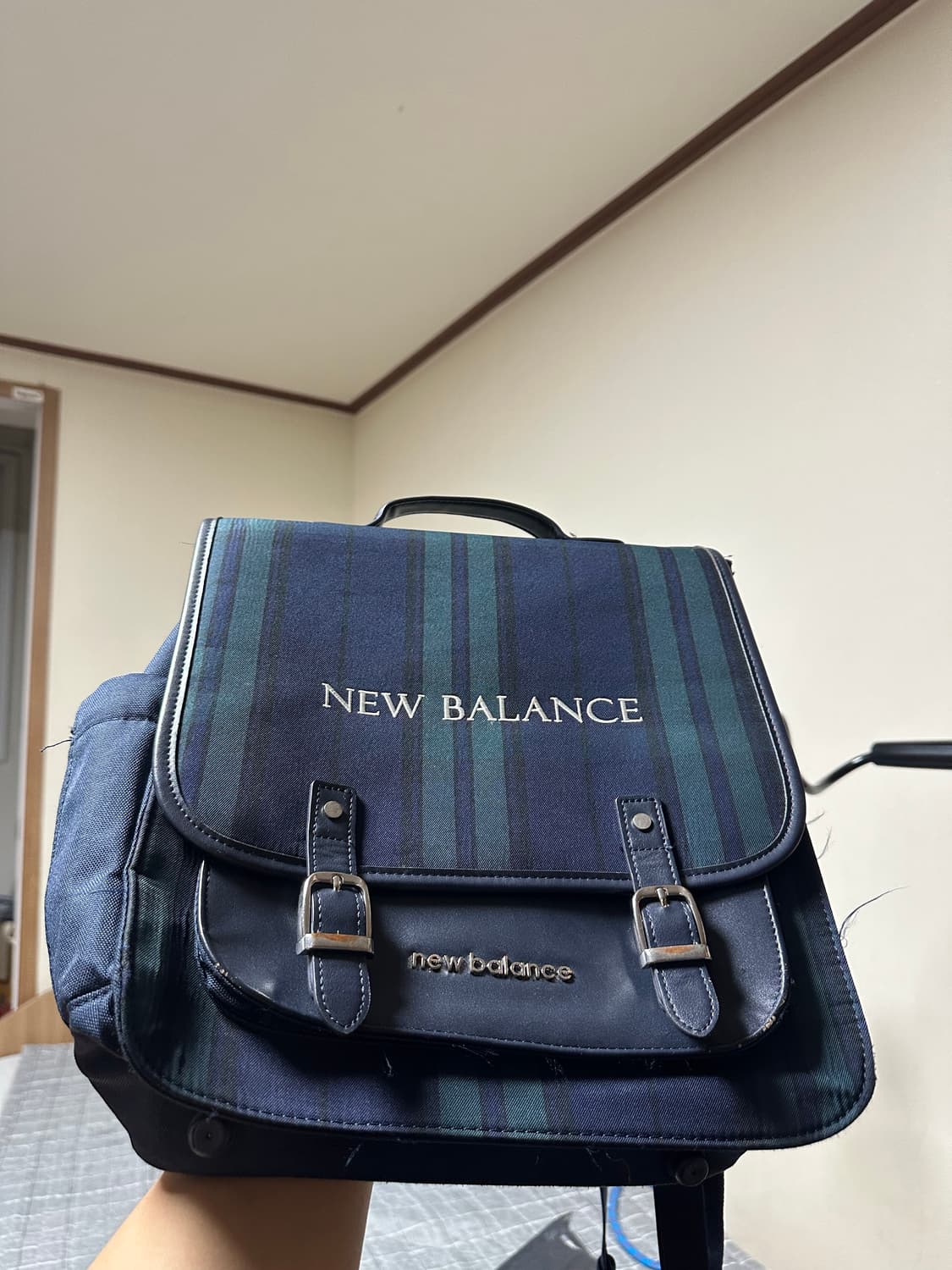 New balance 뉴발 투웨이 체크 백팩  상품이미지5