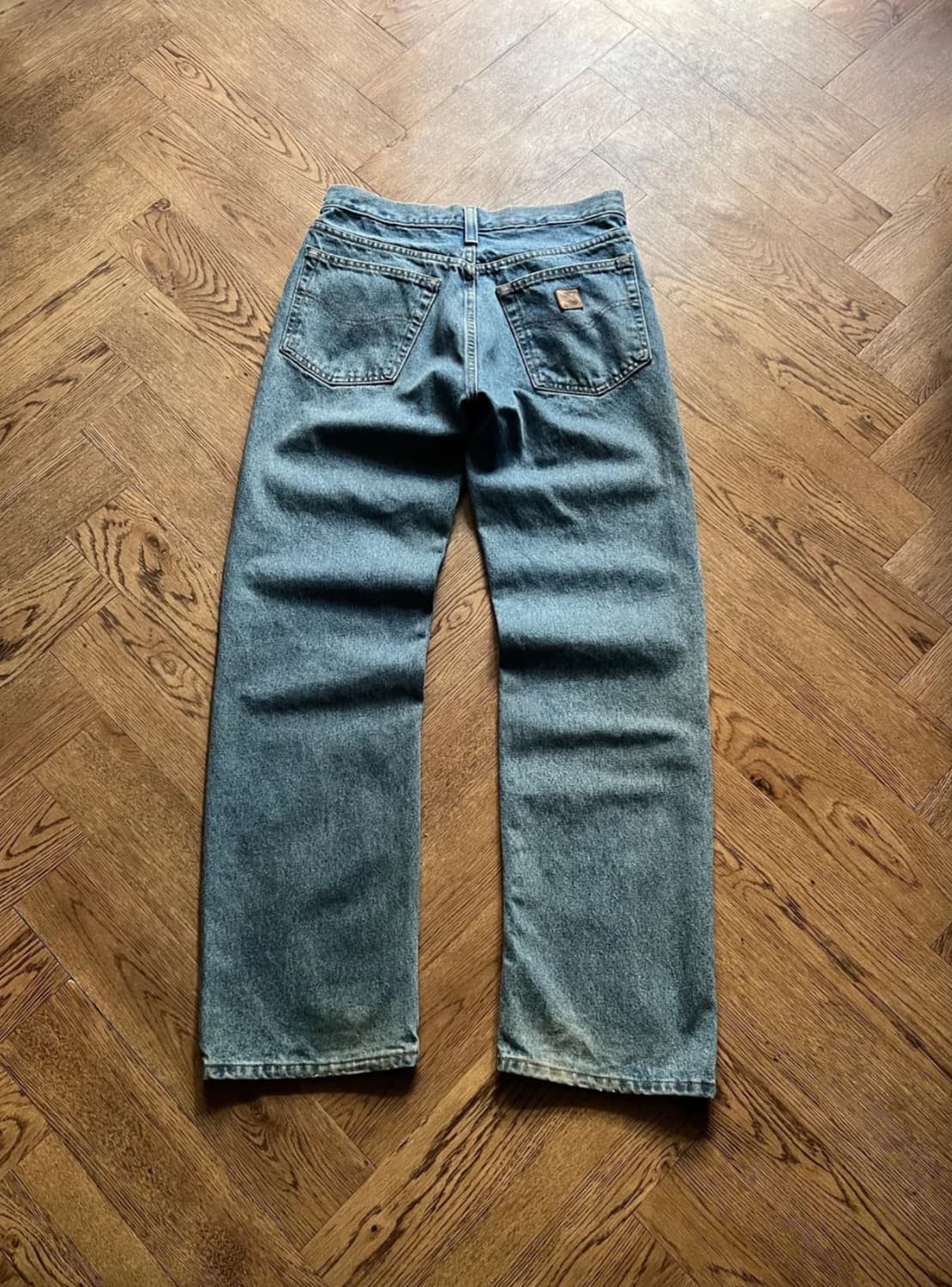 [31]칼하트 USA 미디엄블루 워크 데님 팬츠 상품이미지1