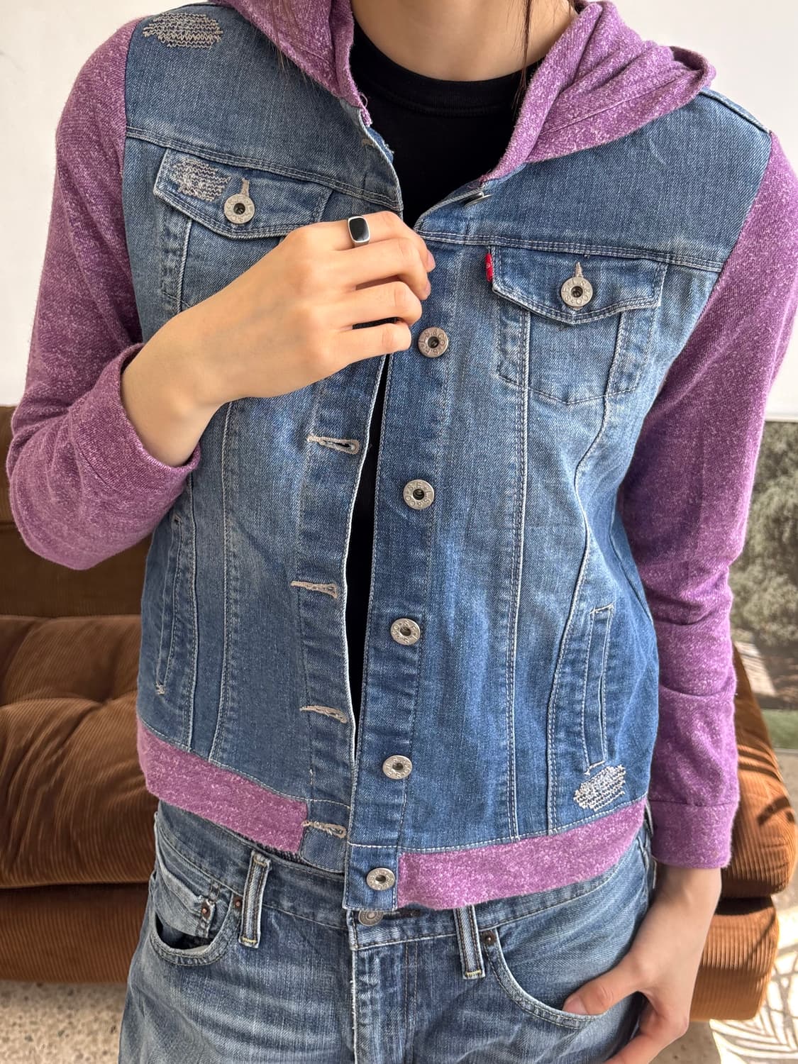 리바이스 후드 데님 자켓 상품이미지5