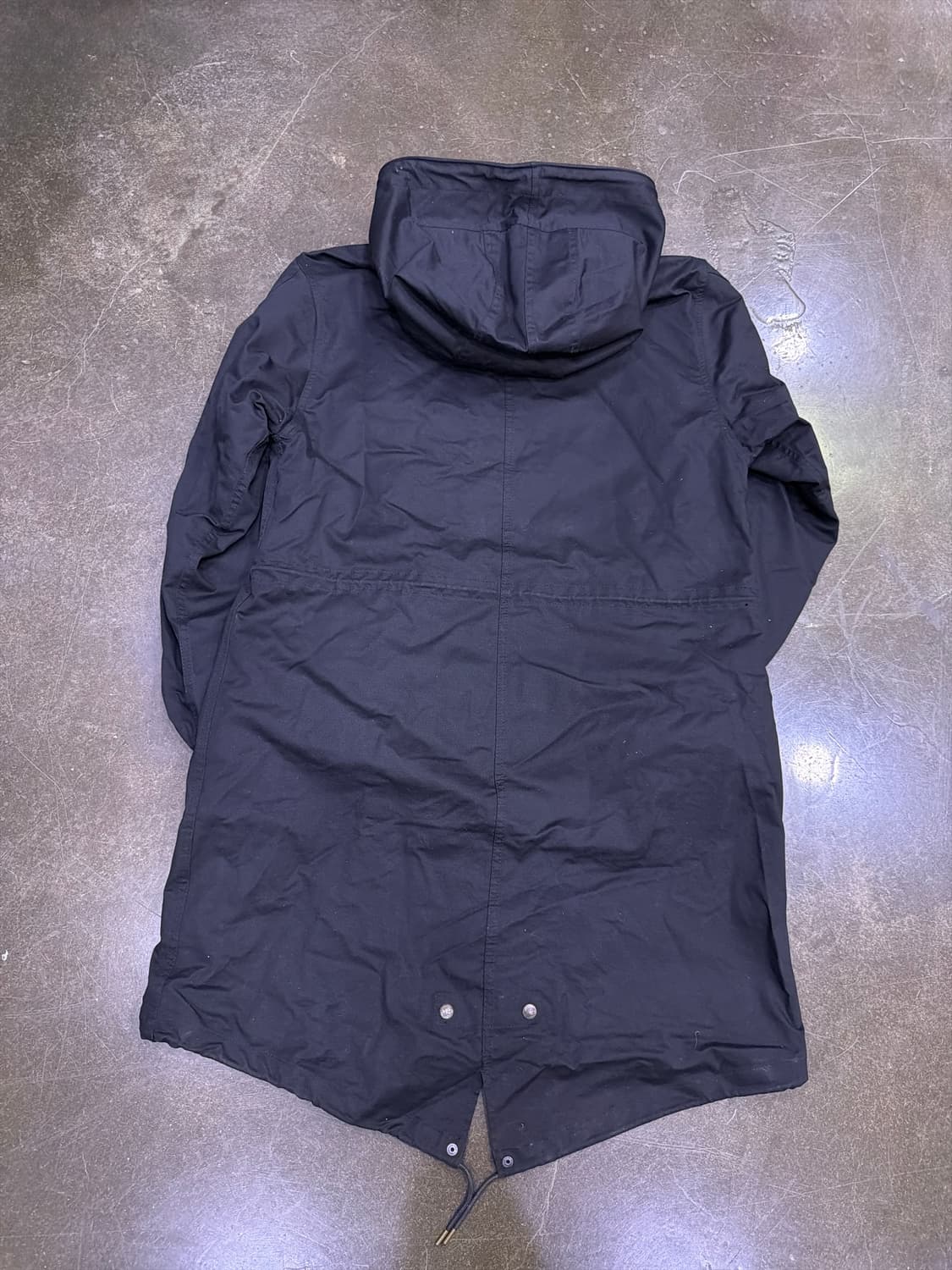 유니폼브릿지 M51 피쉬테일 파카 후드 야상점퍼 개파카 블랙 XL 상품이미지5