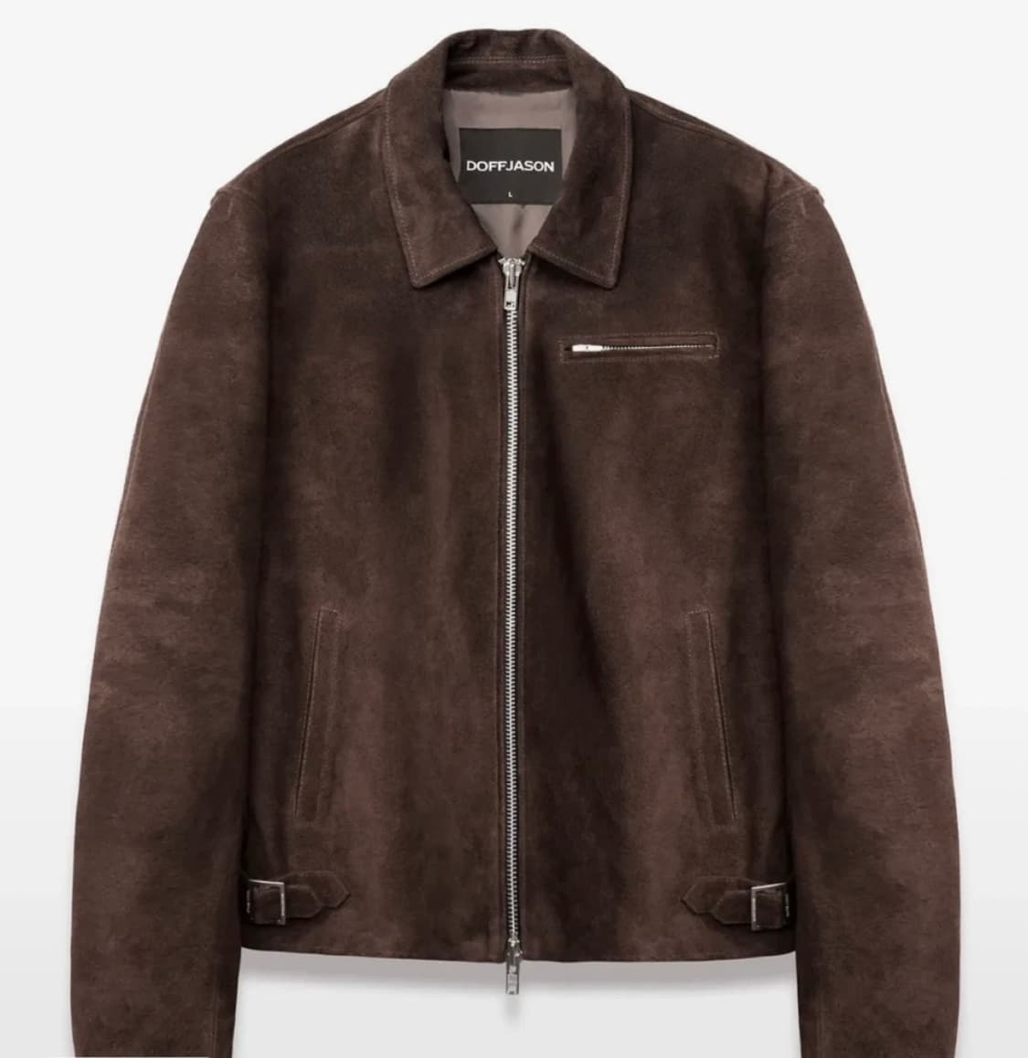 도프제이슨 스웨이드 싱글자켓 모카 105 상품이미지1