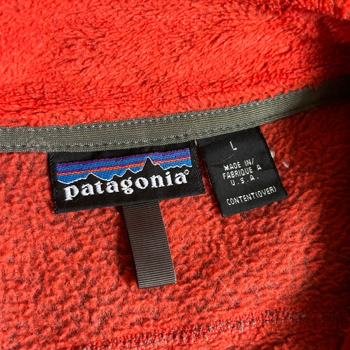00’s Patagonia usa fleece zip-up jacket 상품이미지7