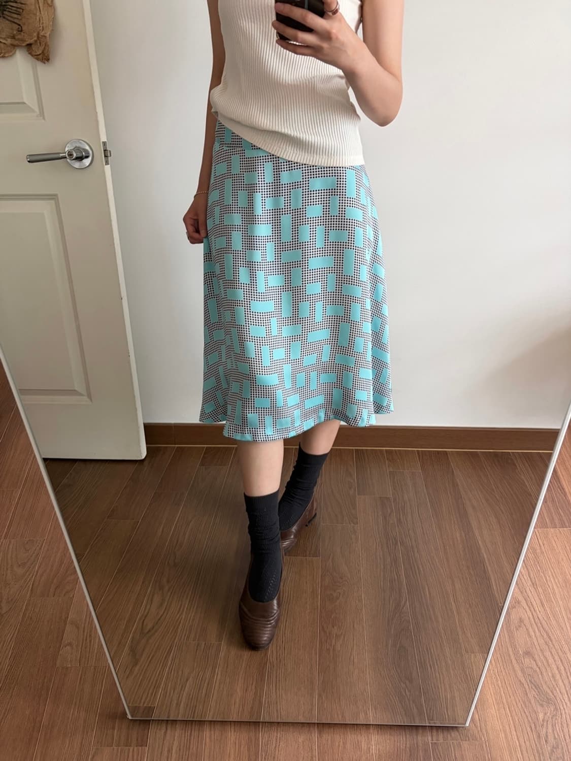 patterned skirt 상품이미지2