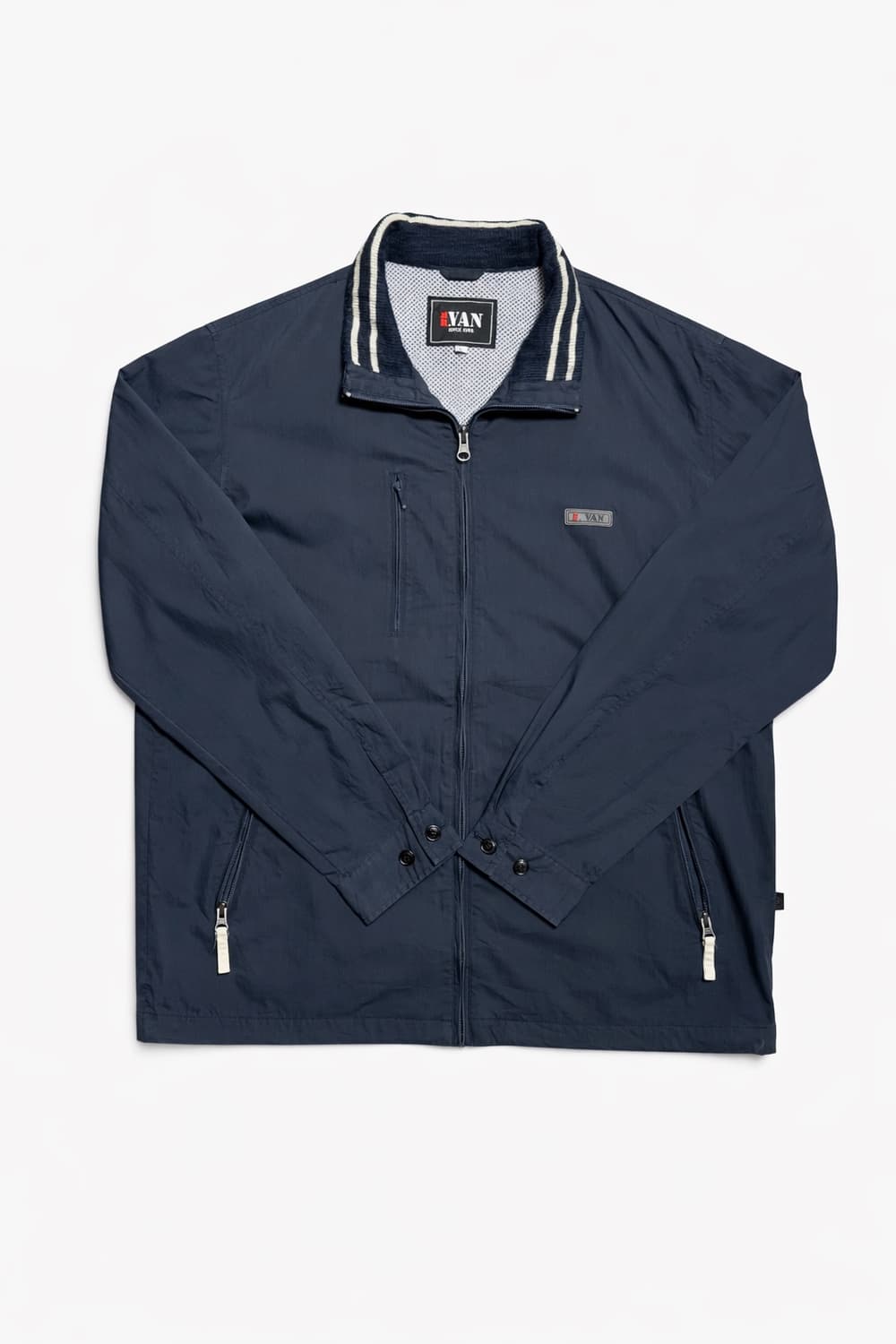 JPN 00s 일본 빈티지 Y2K 시티보이 VAN 바람막이 트랙 자켓 L 상품이미지1