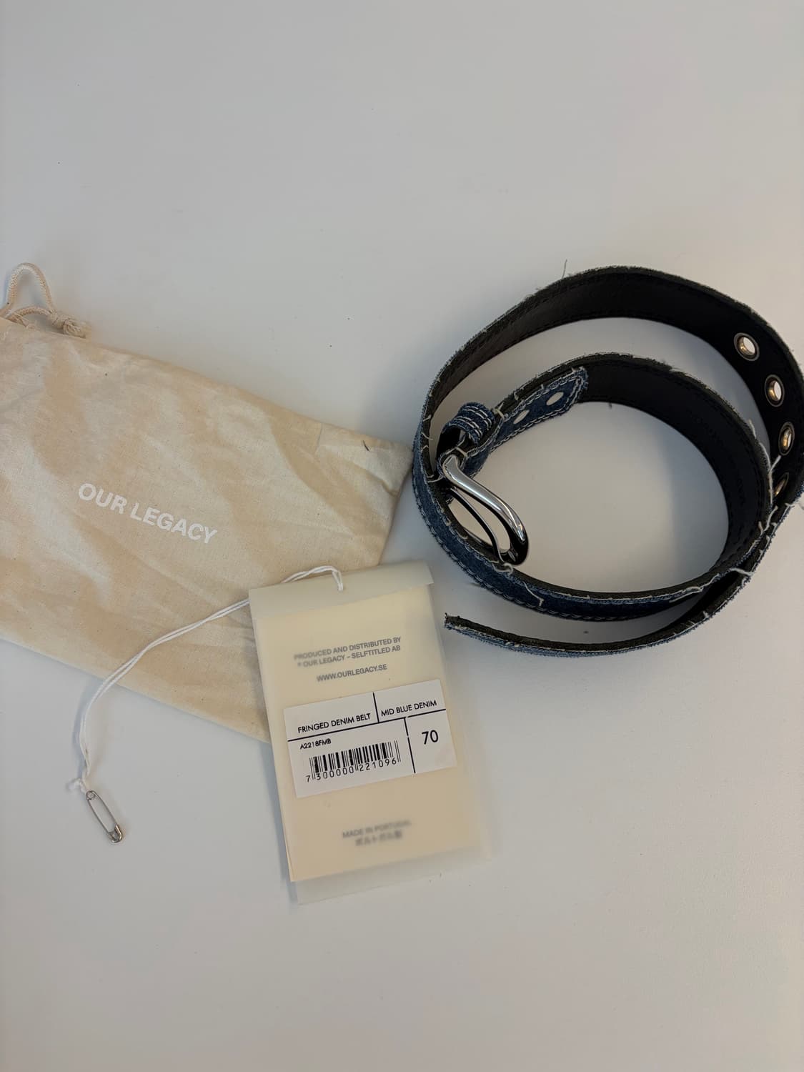 아워레가시 데님 벨트 상품이미지2