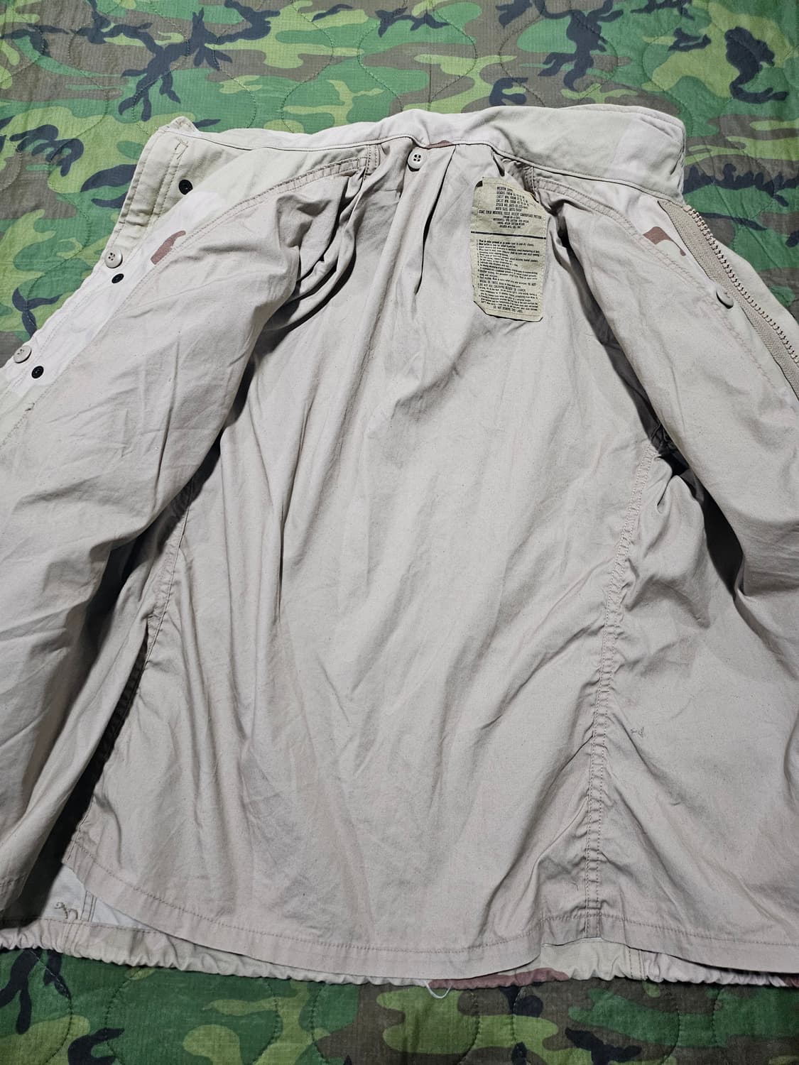 90s 미군오리지날 사막삼색 M65 필드자켓 MS 상품이미지2