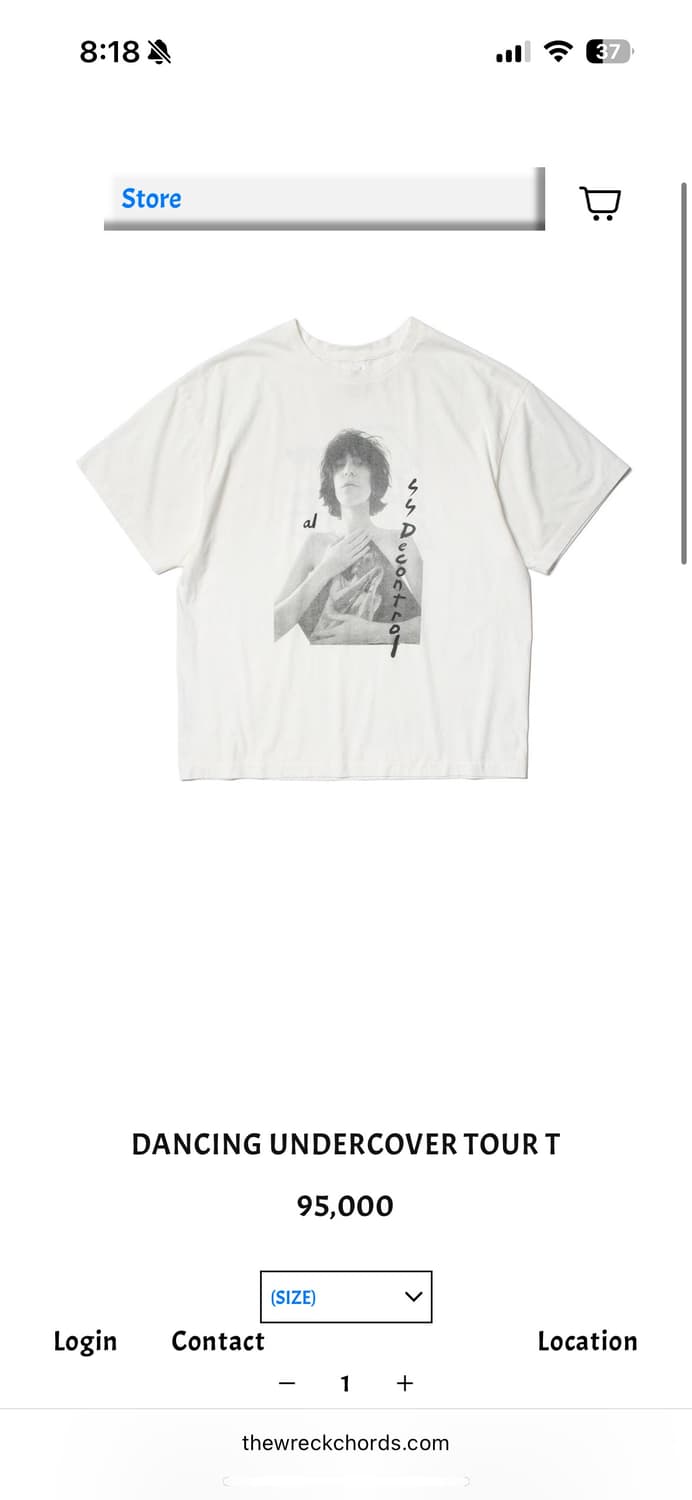 뤡코즈 댄싱 언더커버 티셔츠 1 상품이미지1