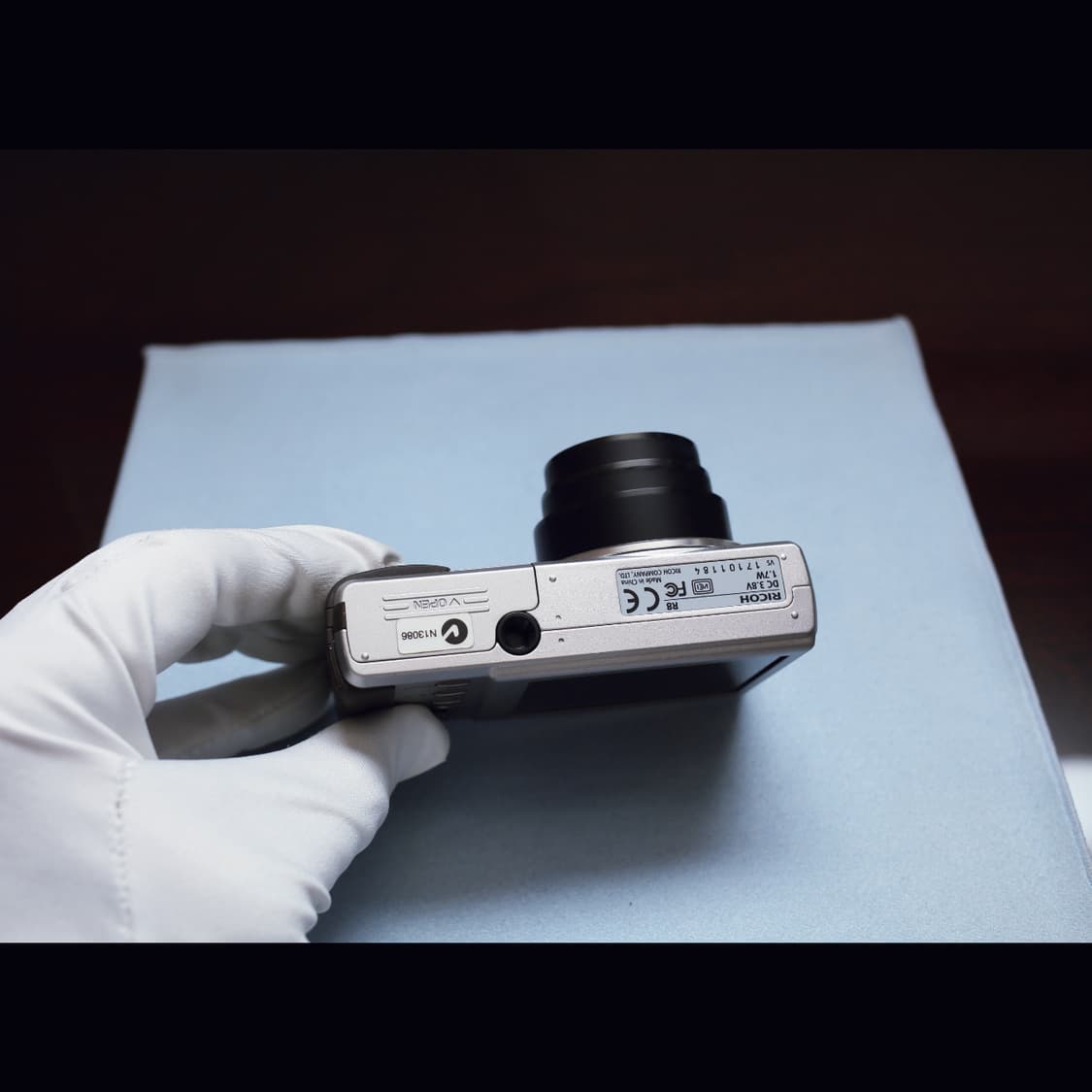 레어<민트급><한글><장원영> 리코 R8 실버 빈티지 디카 상품이미지5