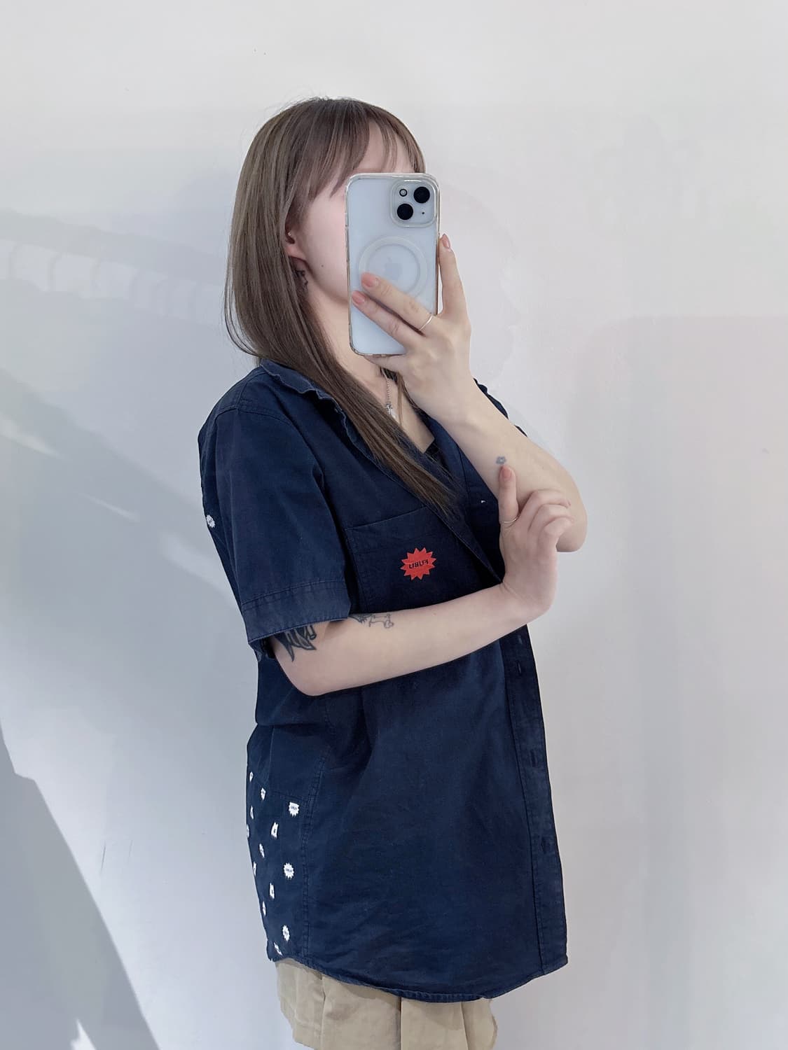 FUBU 후부 패턴 반팔 셔츠 상품이미지2