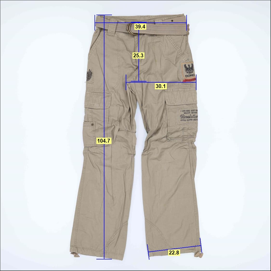 [80(30)] 도크 빈티지 카고 바지 워크팬츠 1204HR2 상품이미지8