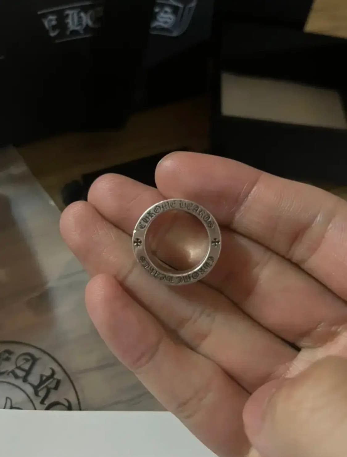 크롬하츠 미니플러스링 국내8호 상품이미지2