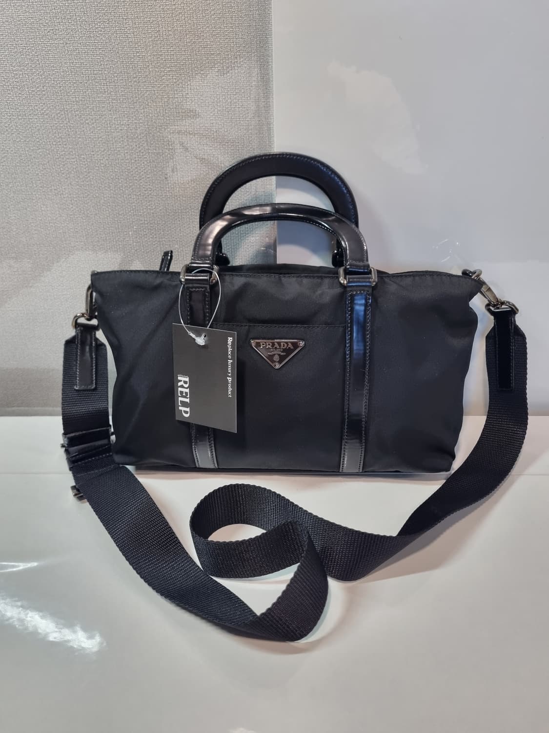 정품 프라다 미니보스턴백 크로스 상품이미지2