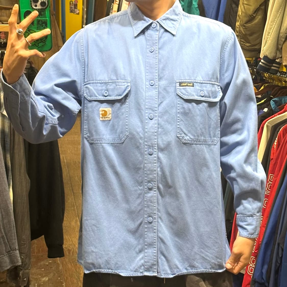 [HI] 칼하트 셔츠 스카이블루 상품이미지2