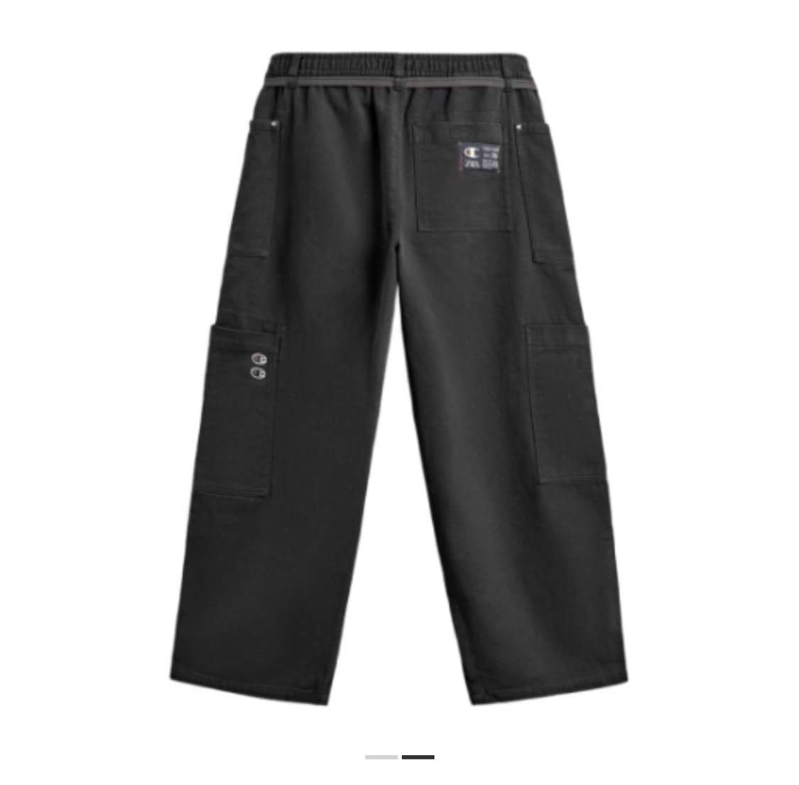 [L] 자라 x 챔피온 드로우스트링 카고 앤트러사이트 그레이 상품이미지2