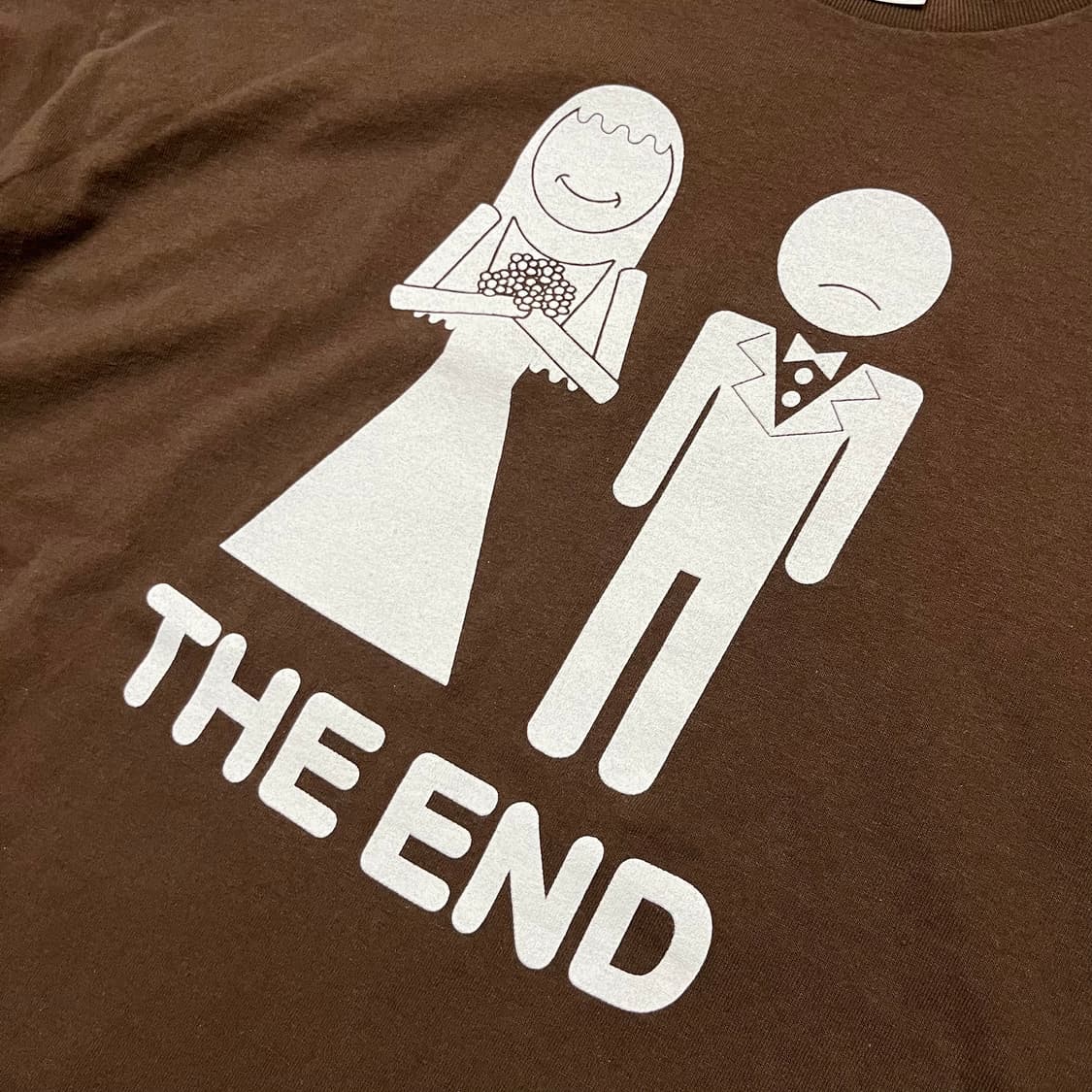 빈티지 The End 메세지 티셔츠 (105) 상품이미지1