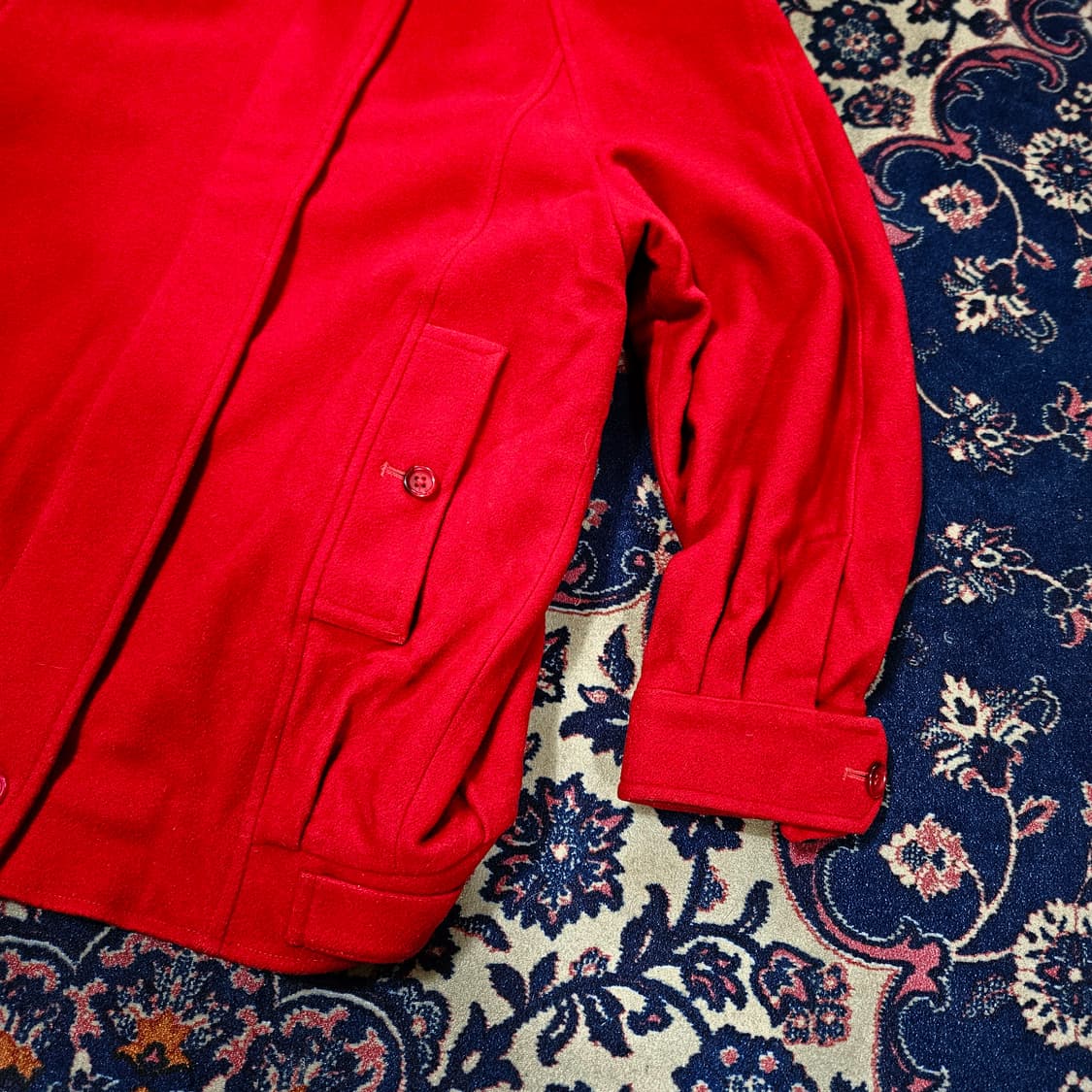 버버리(BURBERRY) 울 100% 클래식 봄버자켓 상품이미지3