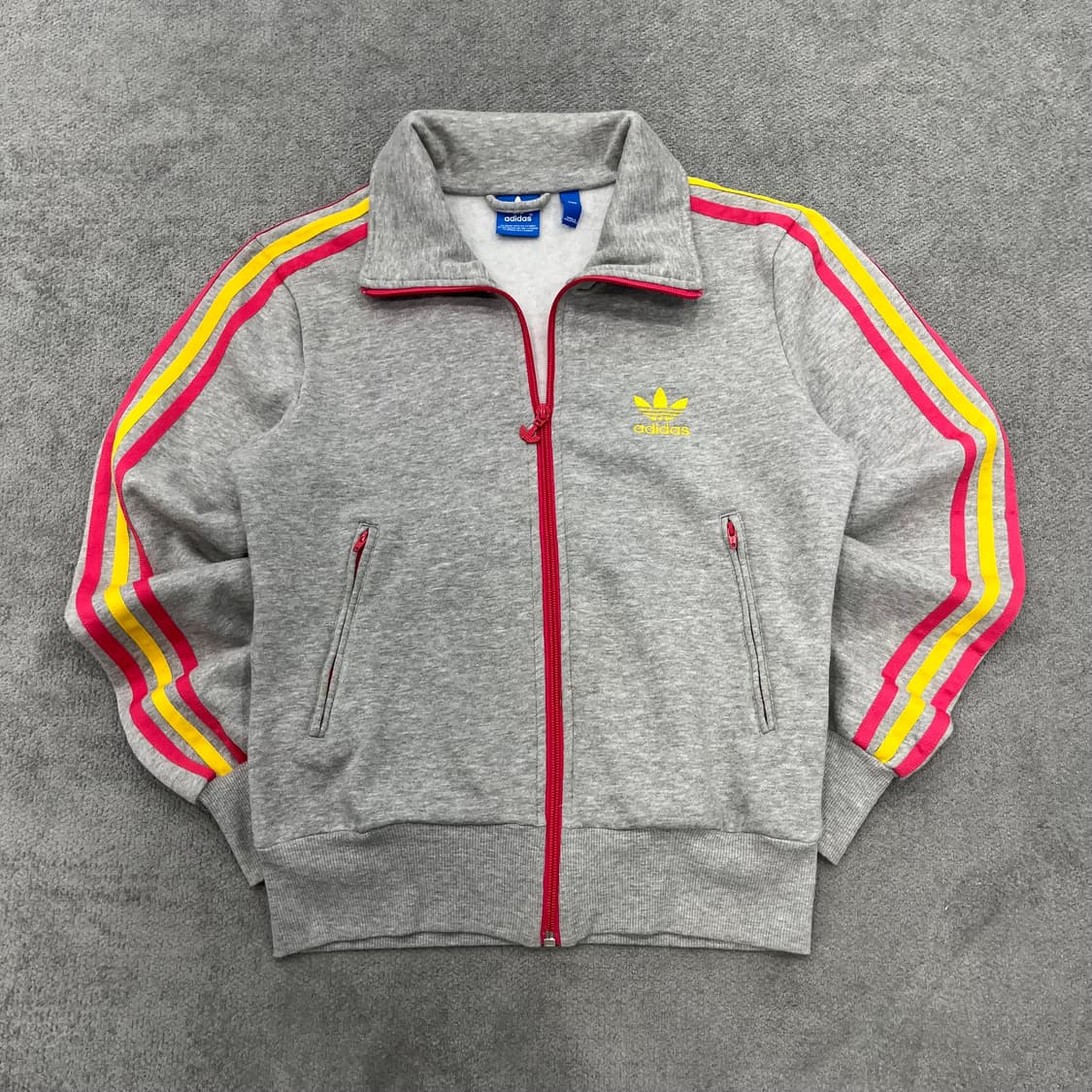 90 아디다스 그레이 져지 트랙탑 상품이미지1